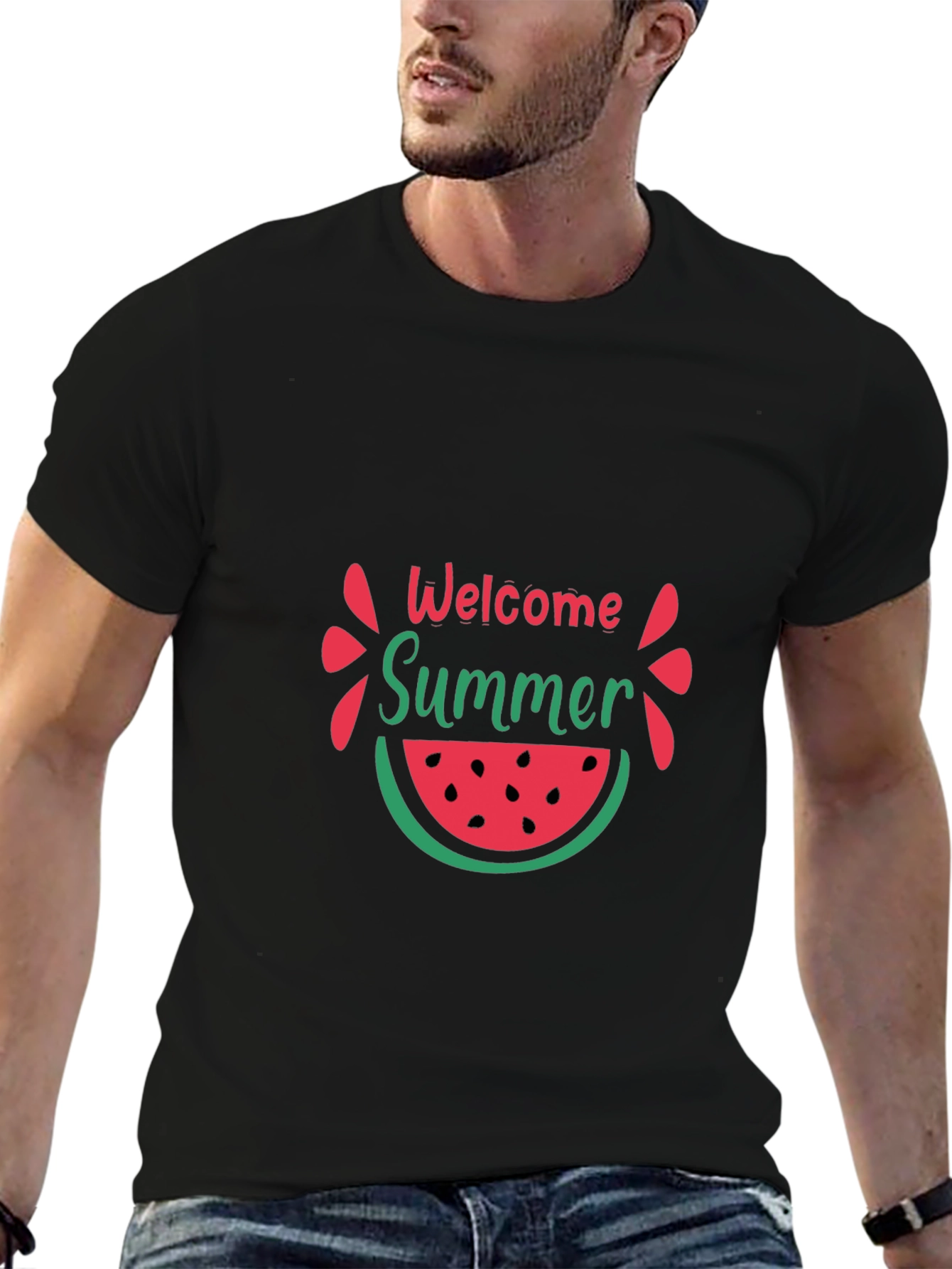 Welcome Summer Watermelon Graphic Tee
