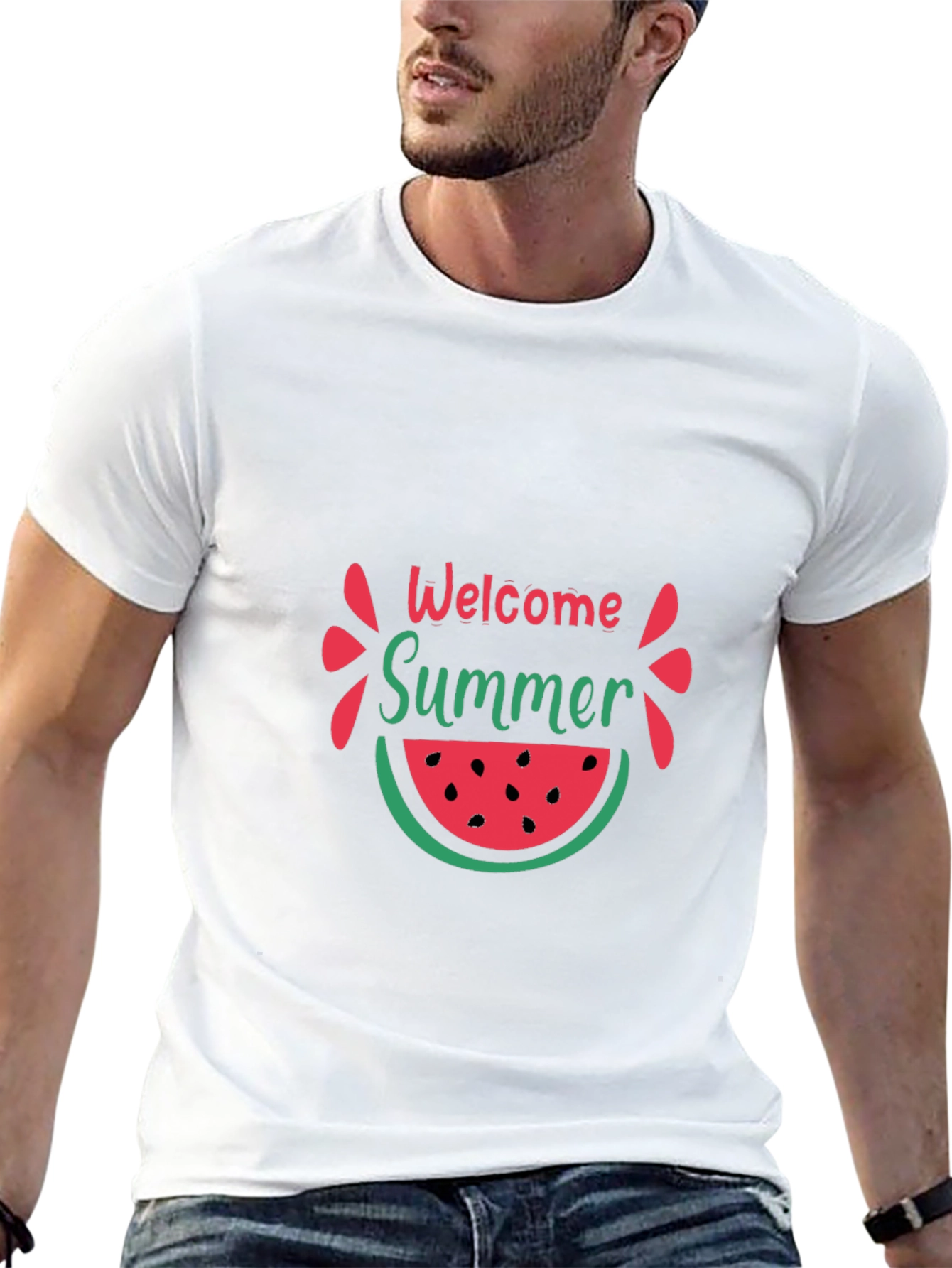 Welcome Summer Watermelon Graphic Tee