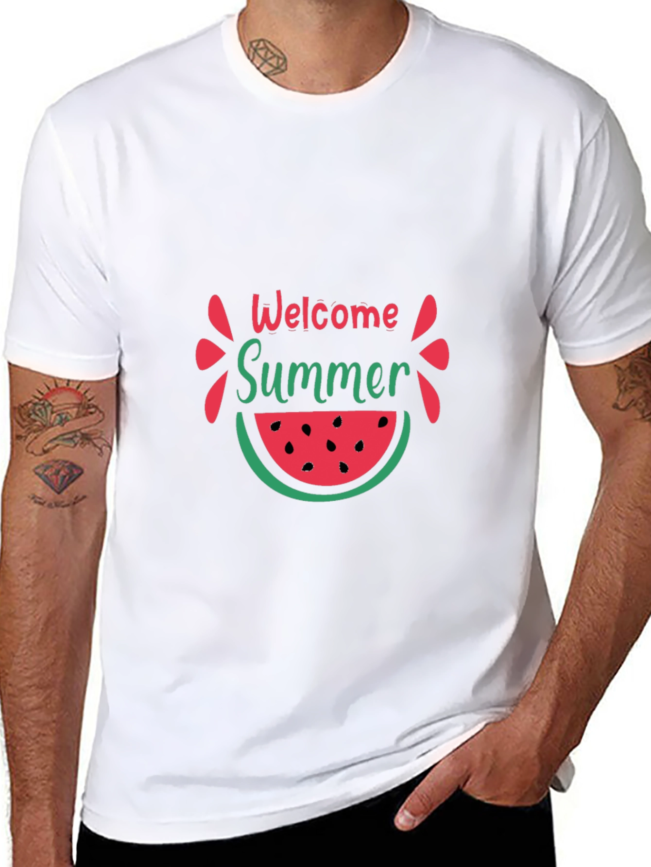 Welcome Summer Watermelon Graphic Tee
