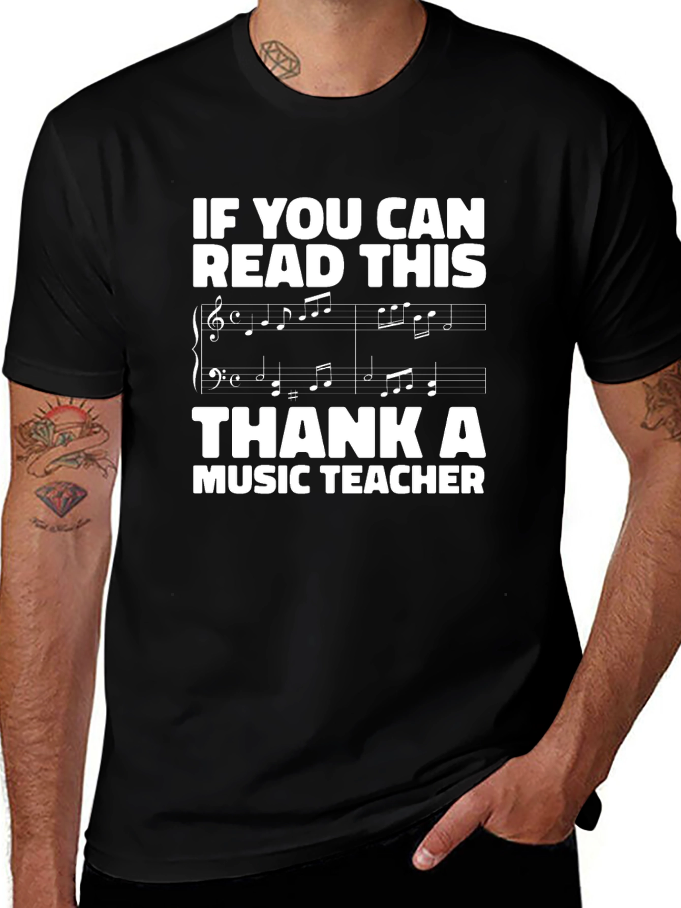 Music Teacher Appreciation Graphic T-Shirt