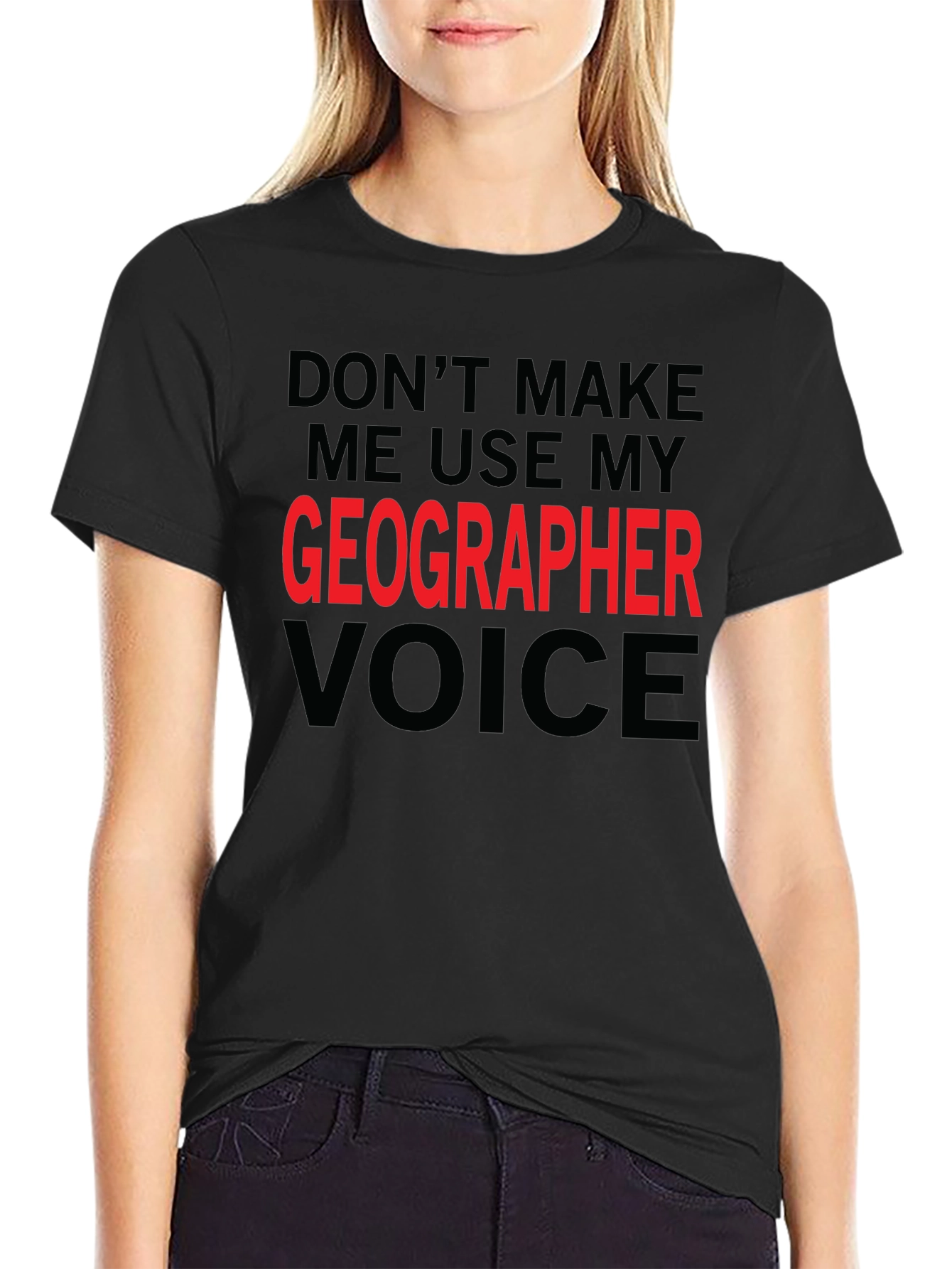 Geographer Voice T-Shirt - Funny Geography Tee