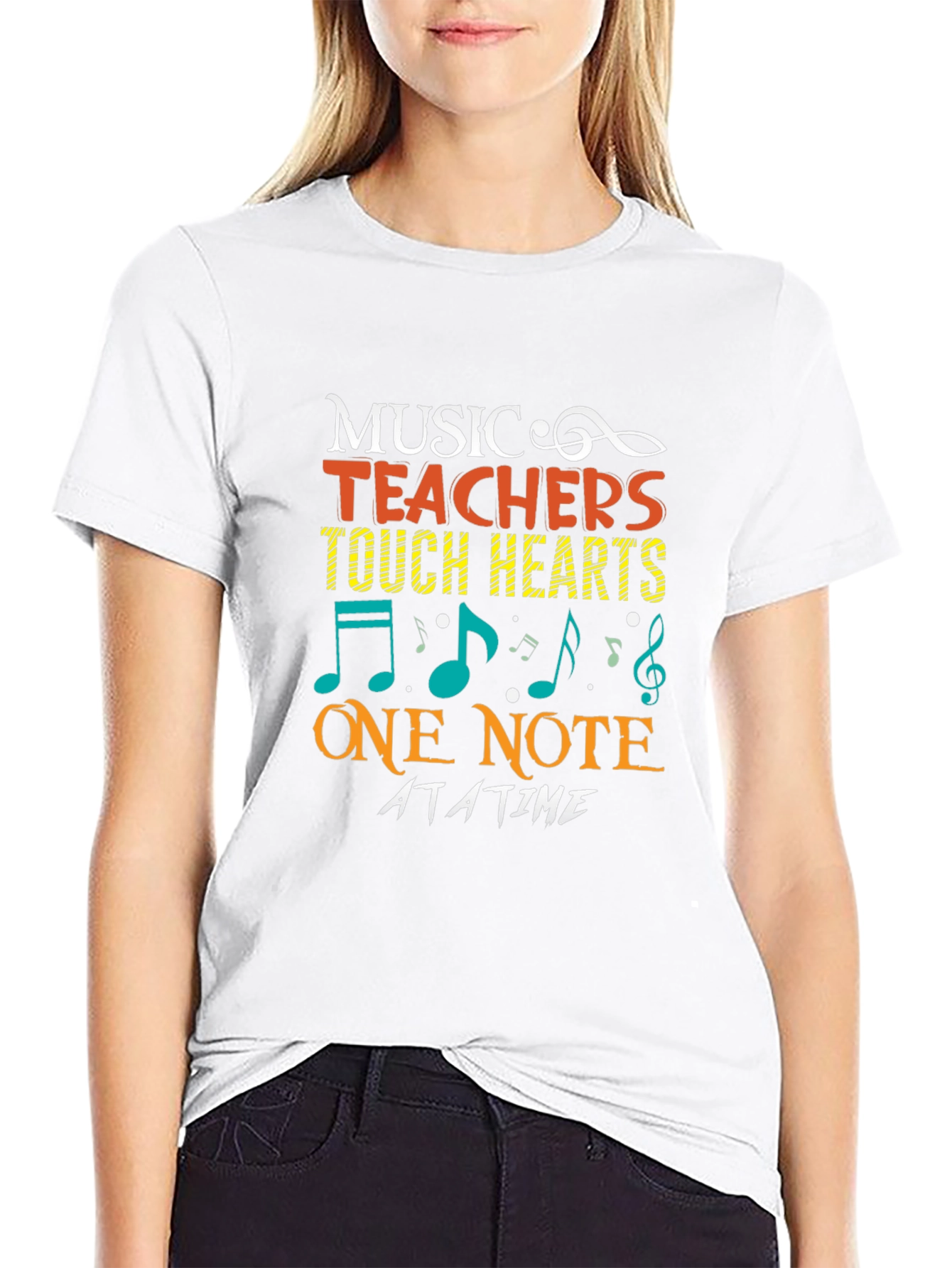 Music Teachers Touch Hearts T-Shirt