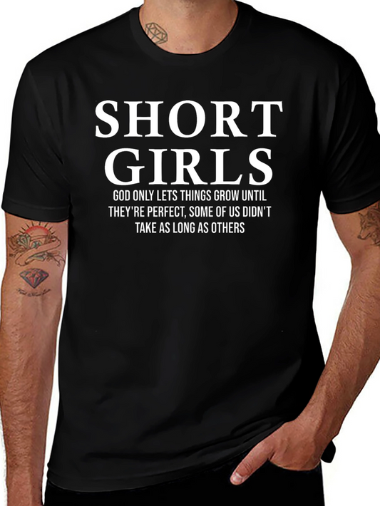 Short Girls Graphic T-Shirt - Perfect & Unique