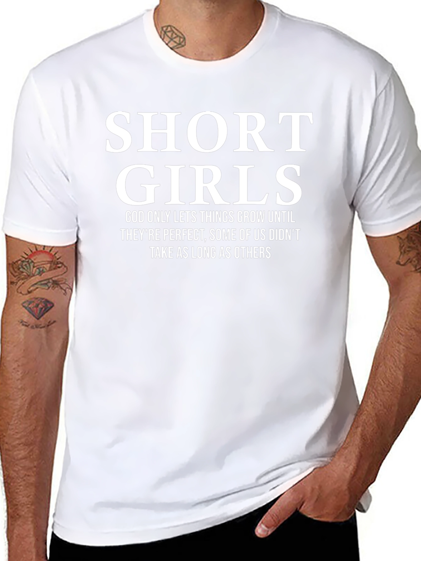 Short Girls Graphic T-Shirt - Perfect & Unique