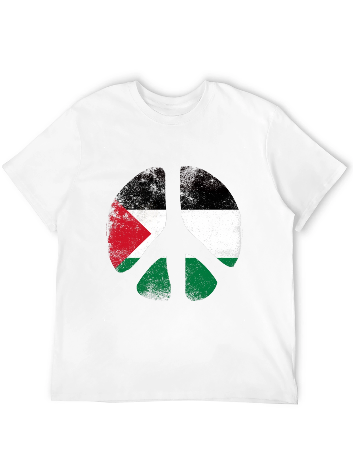 Peace Palestine Flag Graphic T-Shirt