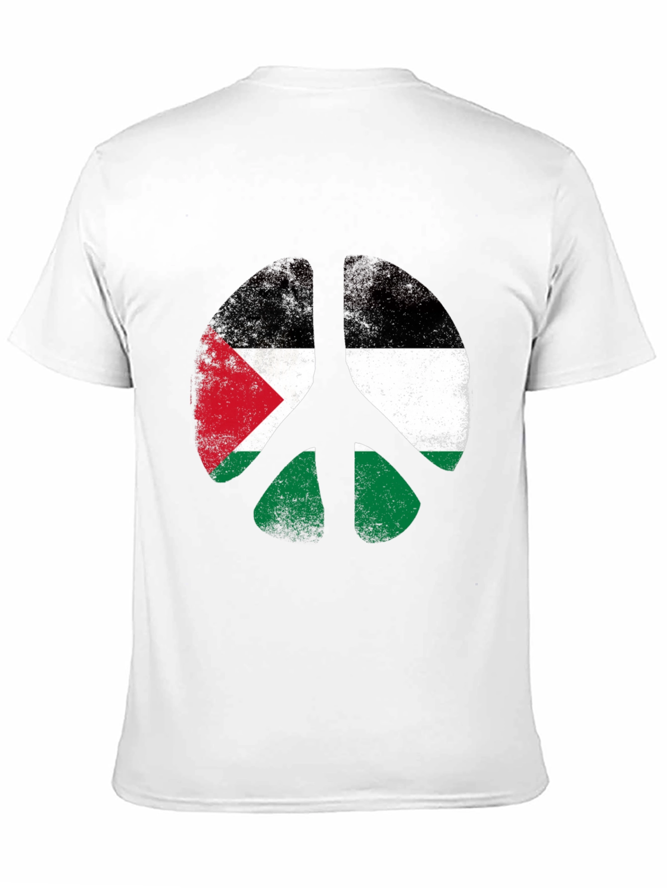 Peace Palestine Flag Graphic T-Shirt