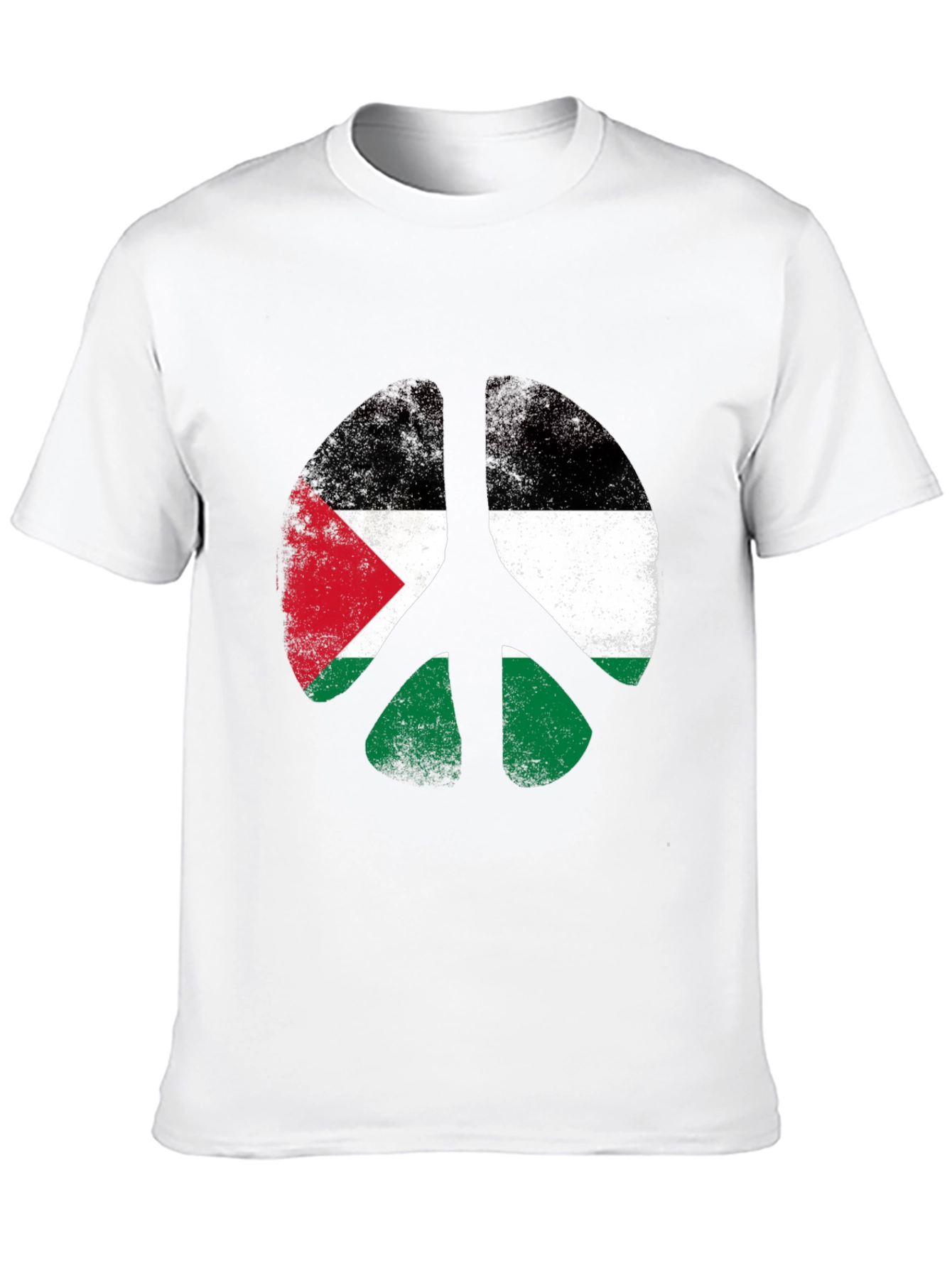 Peace Palestine Flag Graphic T-Shirt