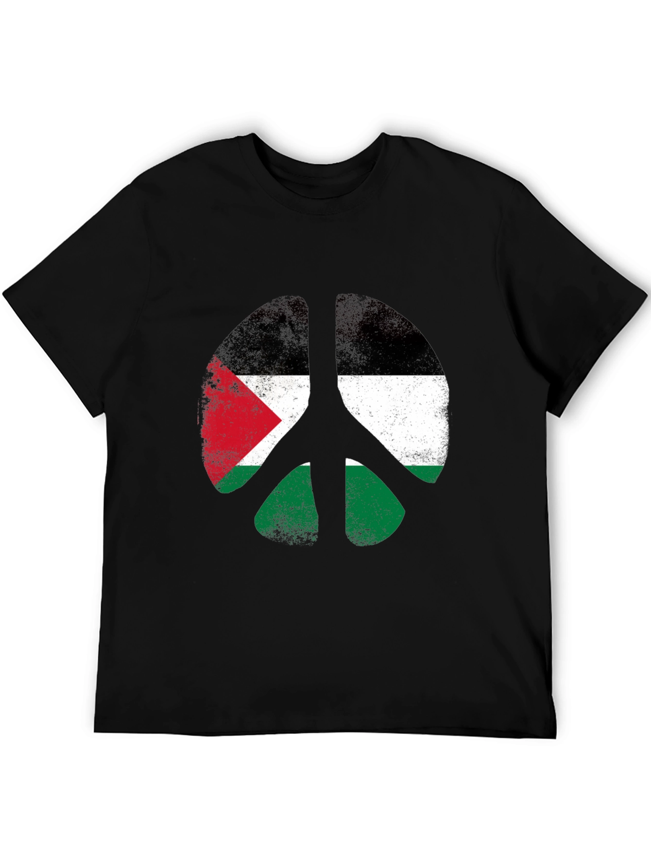 Peace Palestine Flag Graphic T-Shirt