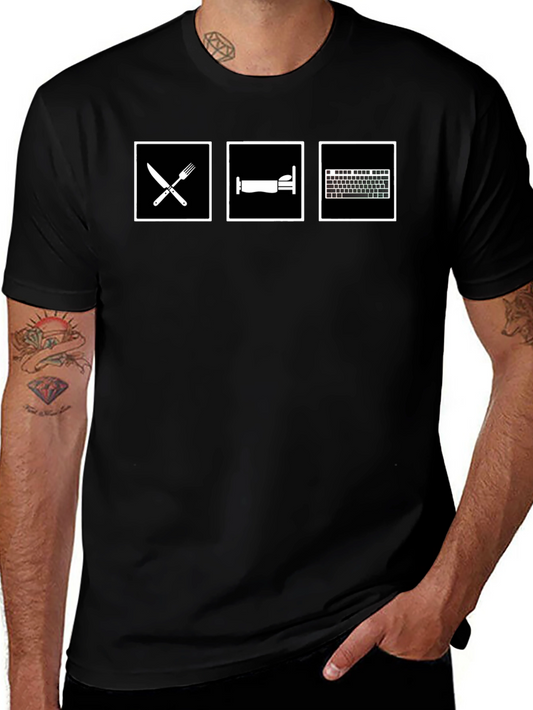 Eat Sleep Code T-Shirt - Gamer Programmer Tee