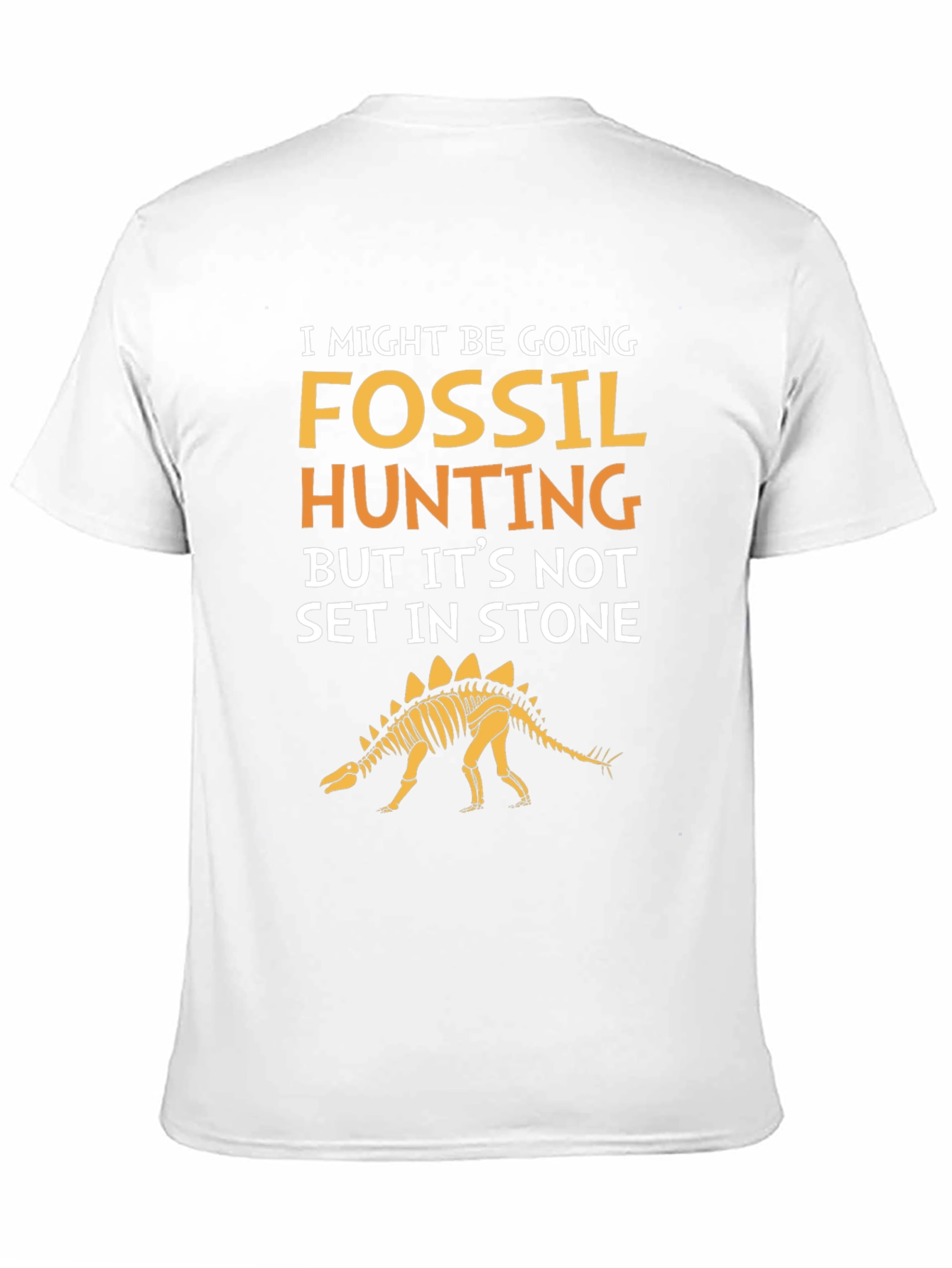 Fossil Hunting T-Shirt - Stegosaurus Skeleton Tee