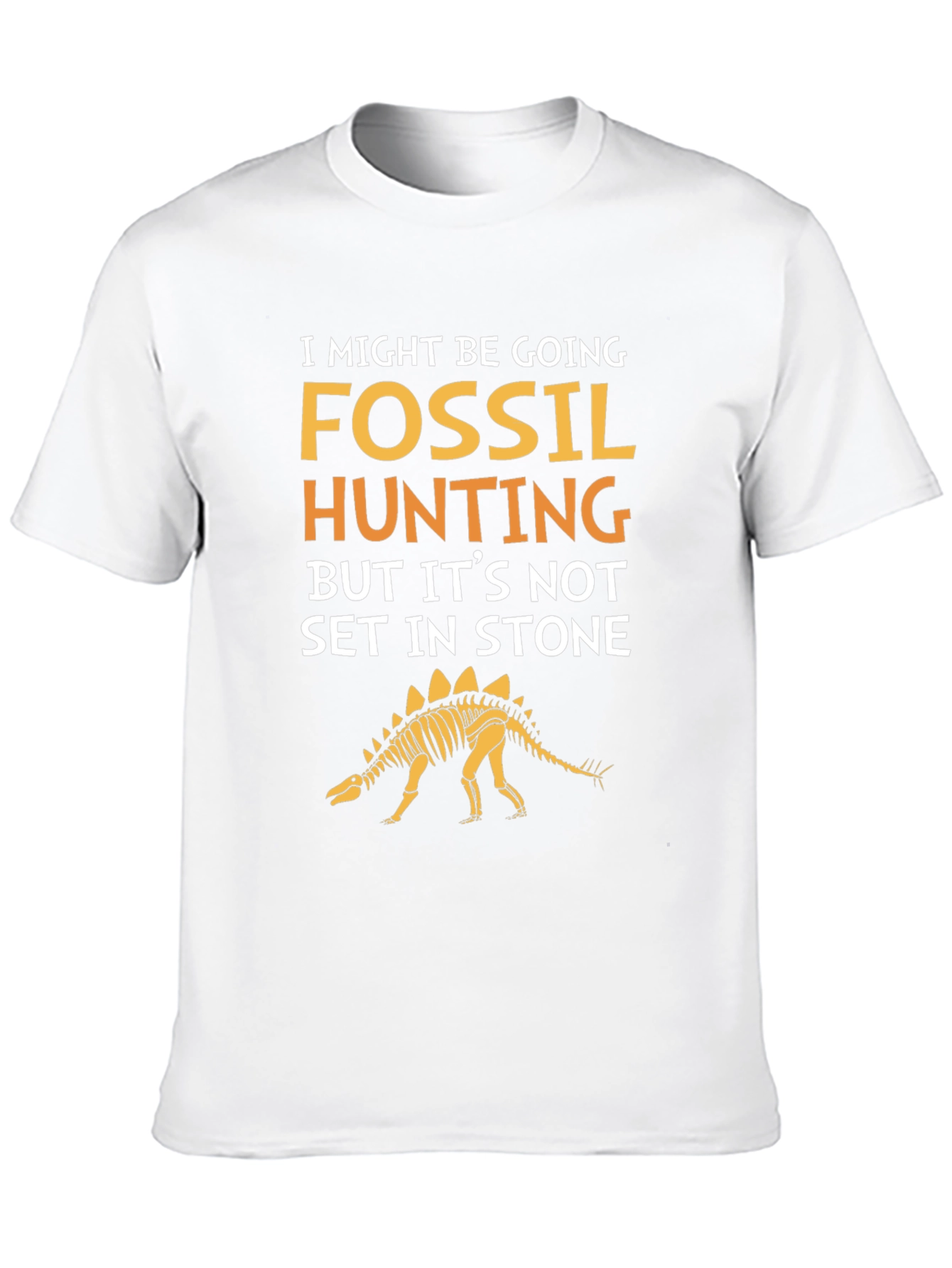 Fossil Hunting T-Shirt - Stegosaurus Skeleton Tee
