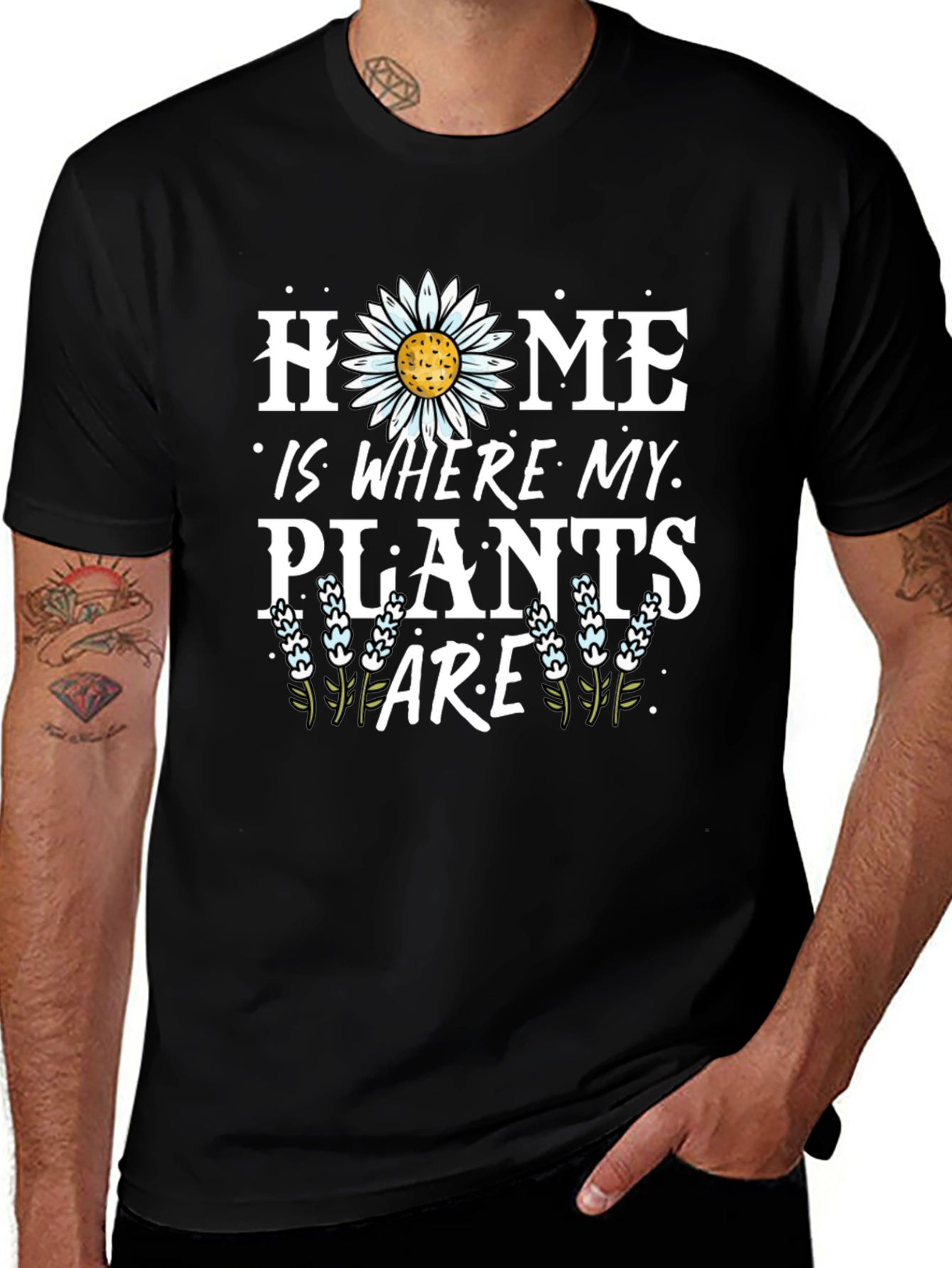 Home is Where My Plants Are Graphic T-Shirt