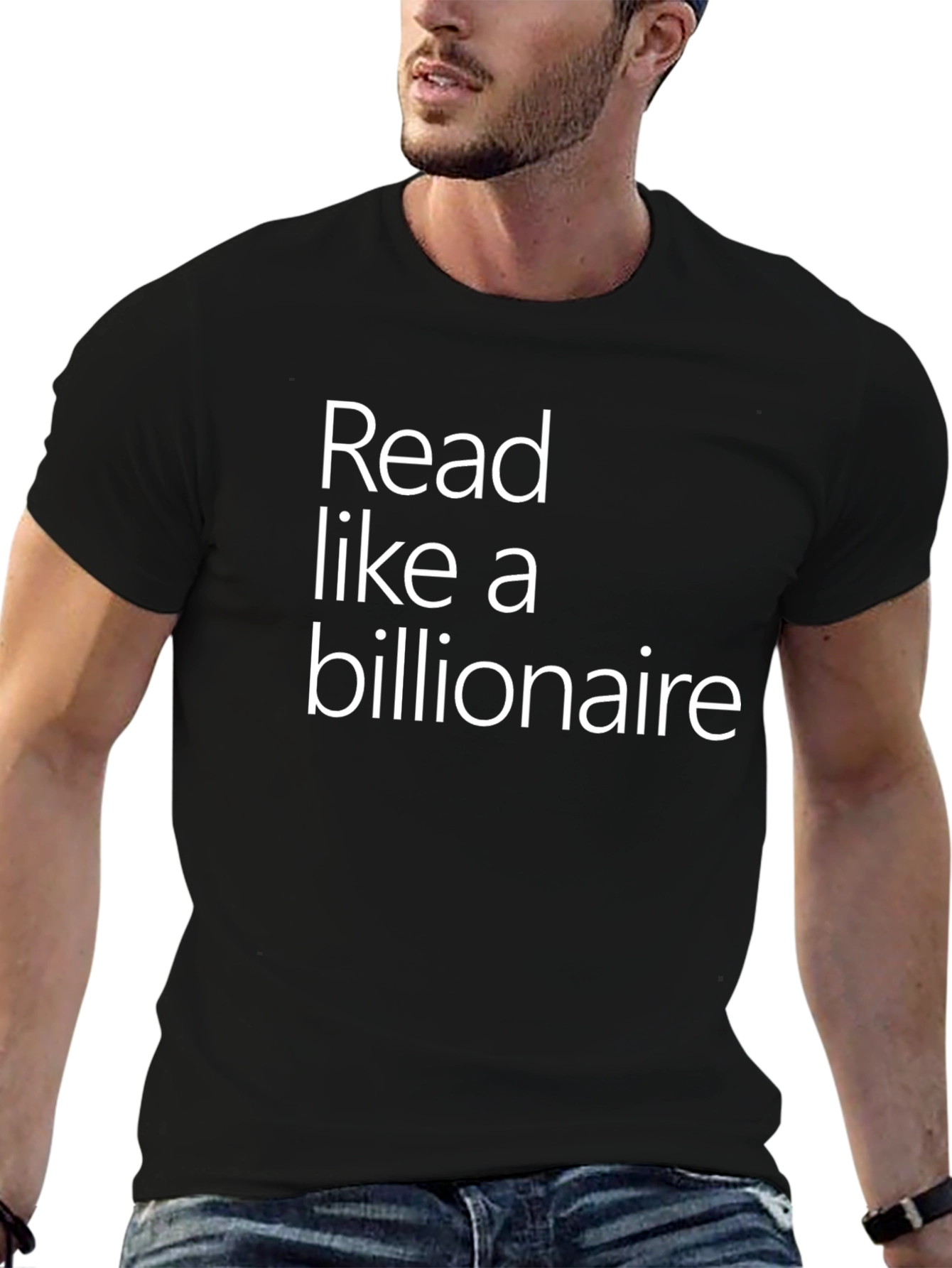 Read Like a Billionaire Black T-Shirt