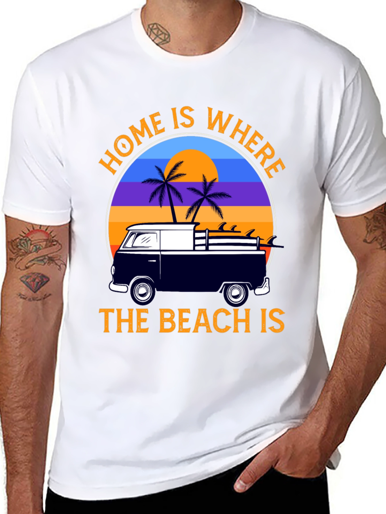Beach Van Graphic T-Shirt