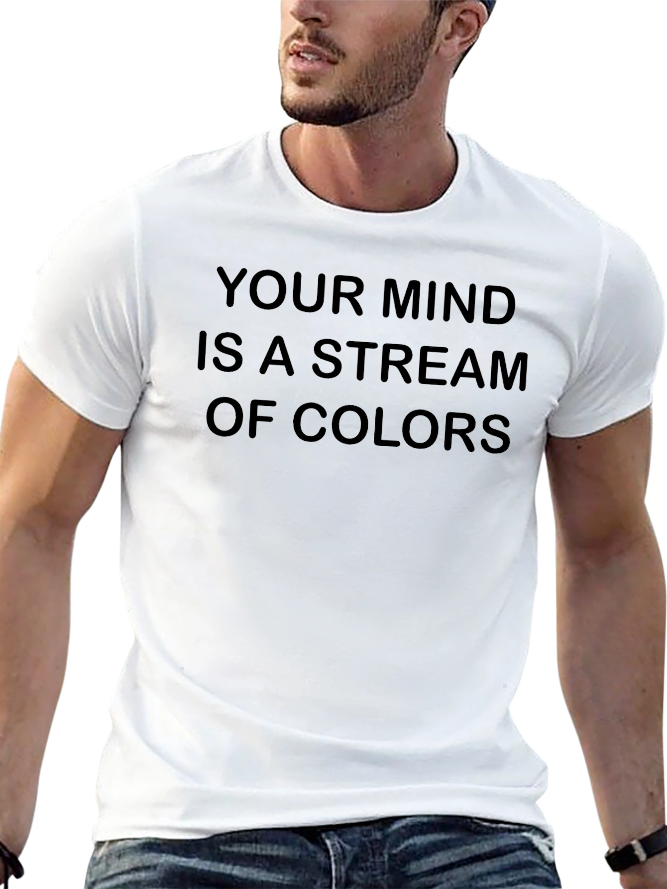 Mind Stream Graphic Tee - Unisex Cotton T-Shirt