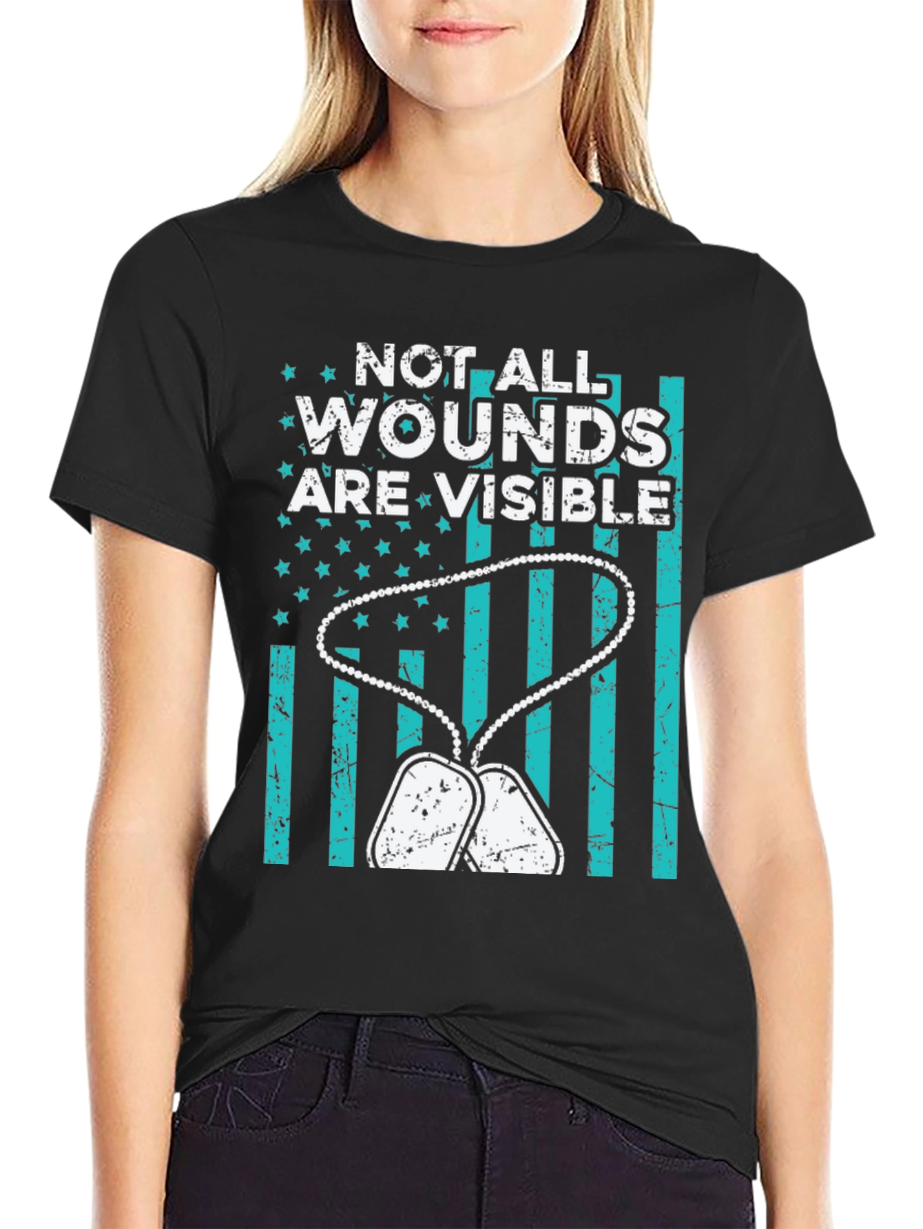 Not All Wounds Are Visible Graphic Tee