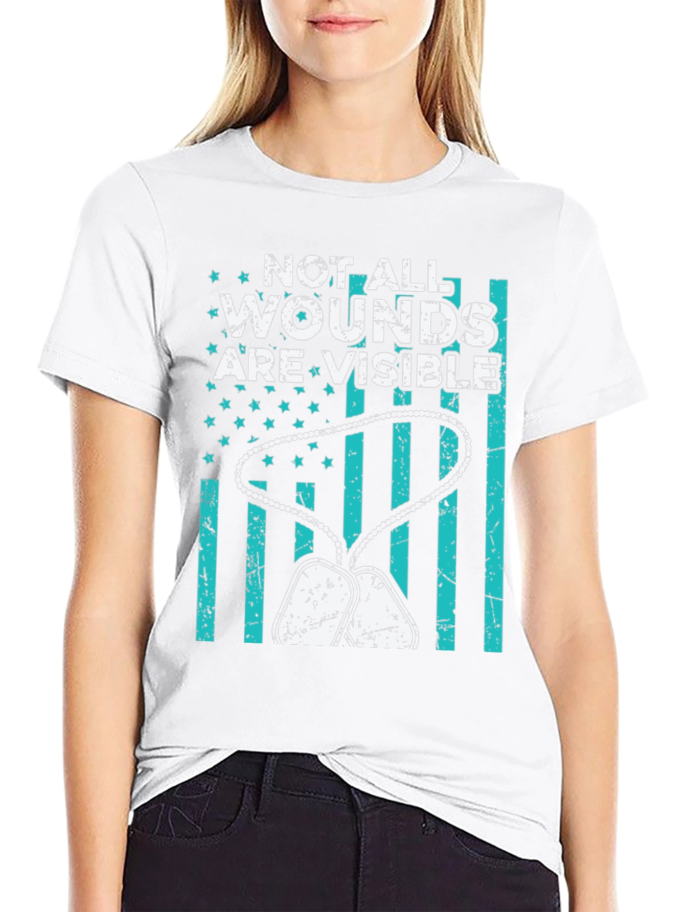 Not All Wounds Are Visible Graphic Tee