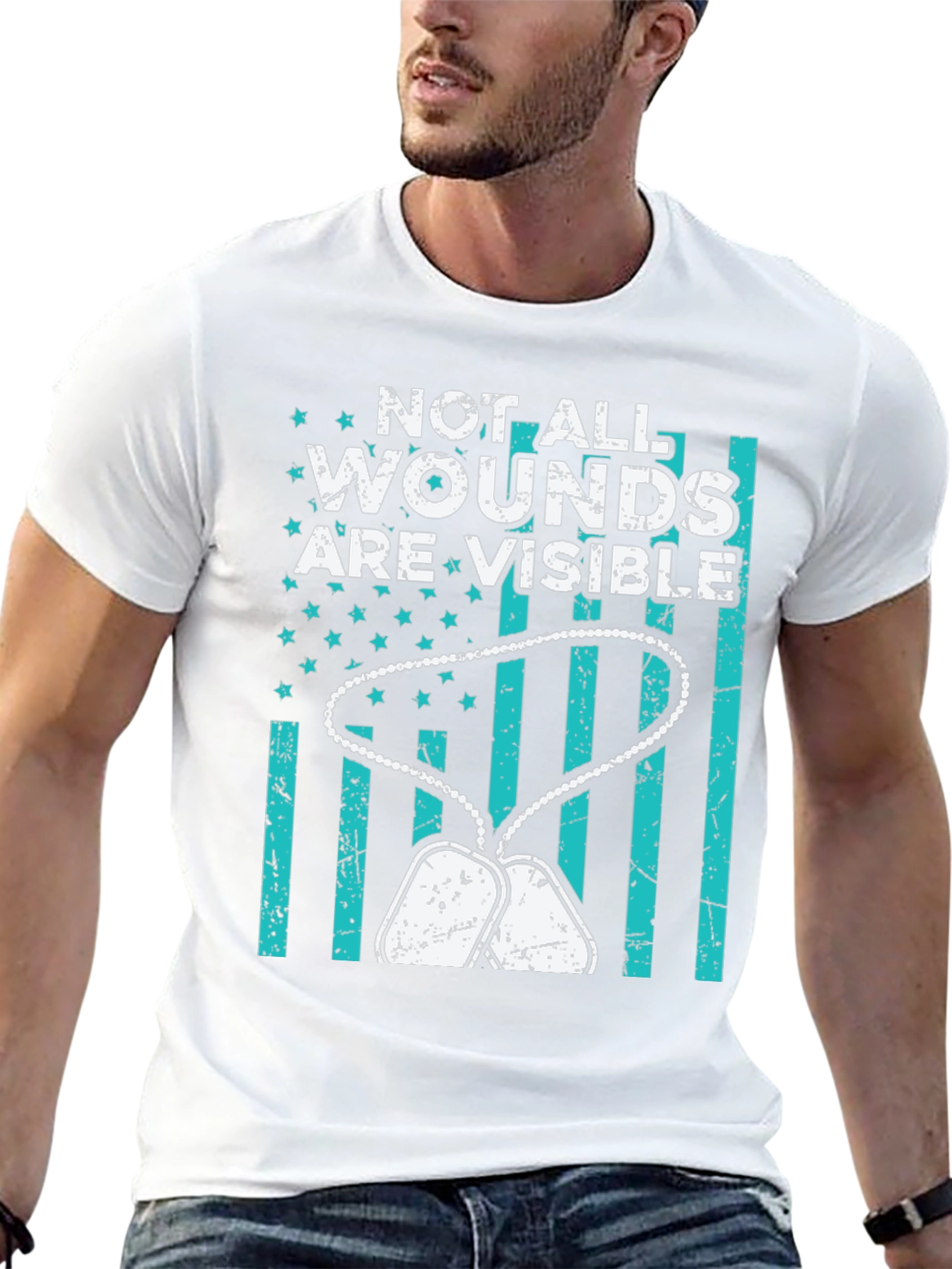 Not All Wounds Are Visible Graphic Tee