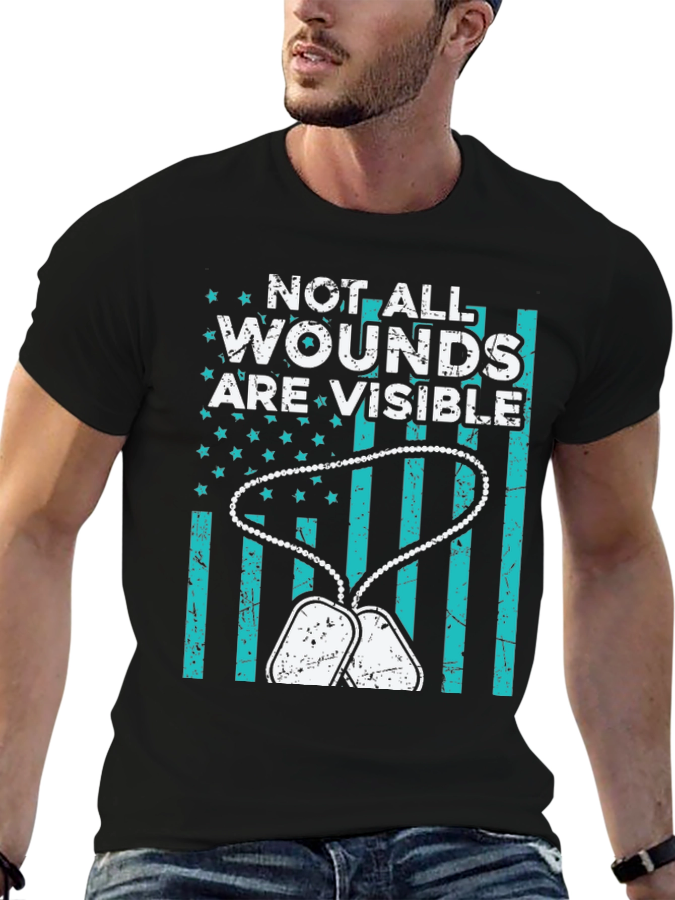 Not All Wounds Are Visible Graphic Tee