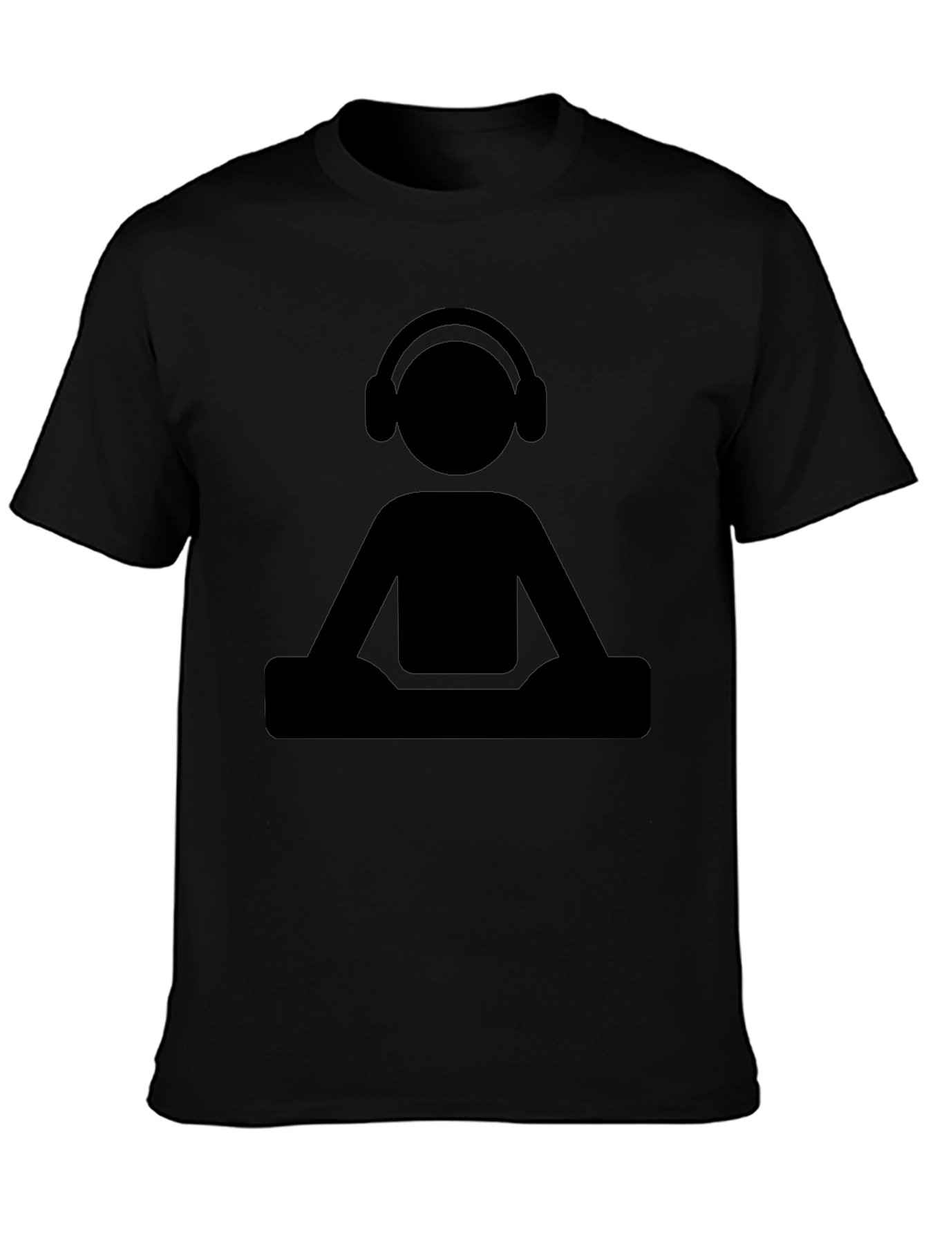 DJ Icon Black T-Shirt - Music Lover Tee