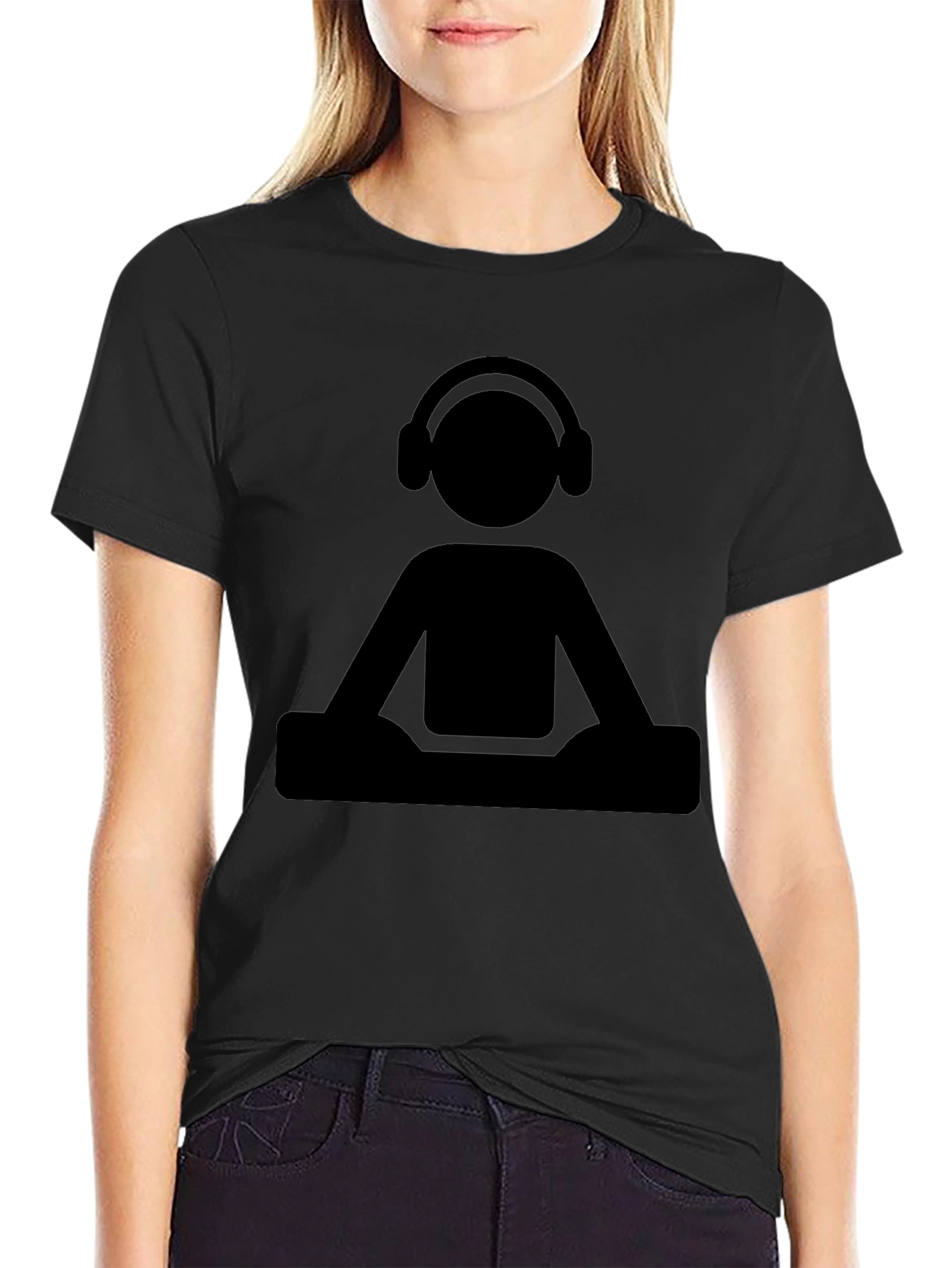 DJ Icon Black T-Shirt - Music Lover Tee