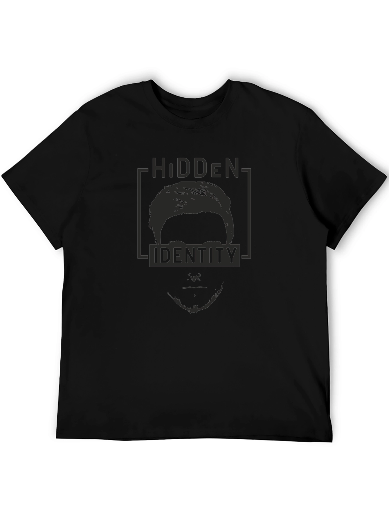 Hidden Identity Graphic T-Shirt - Cool Trendy Tee