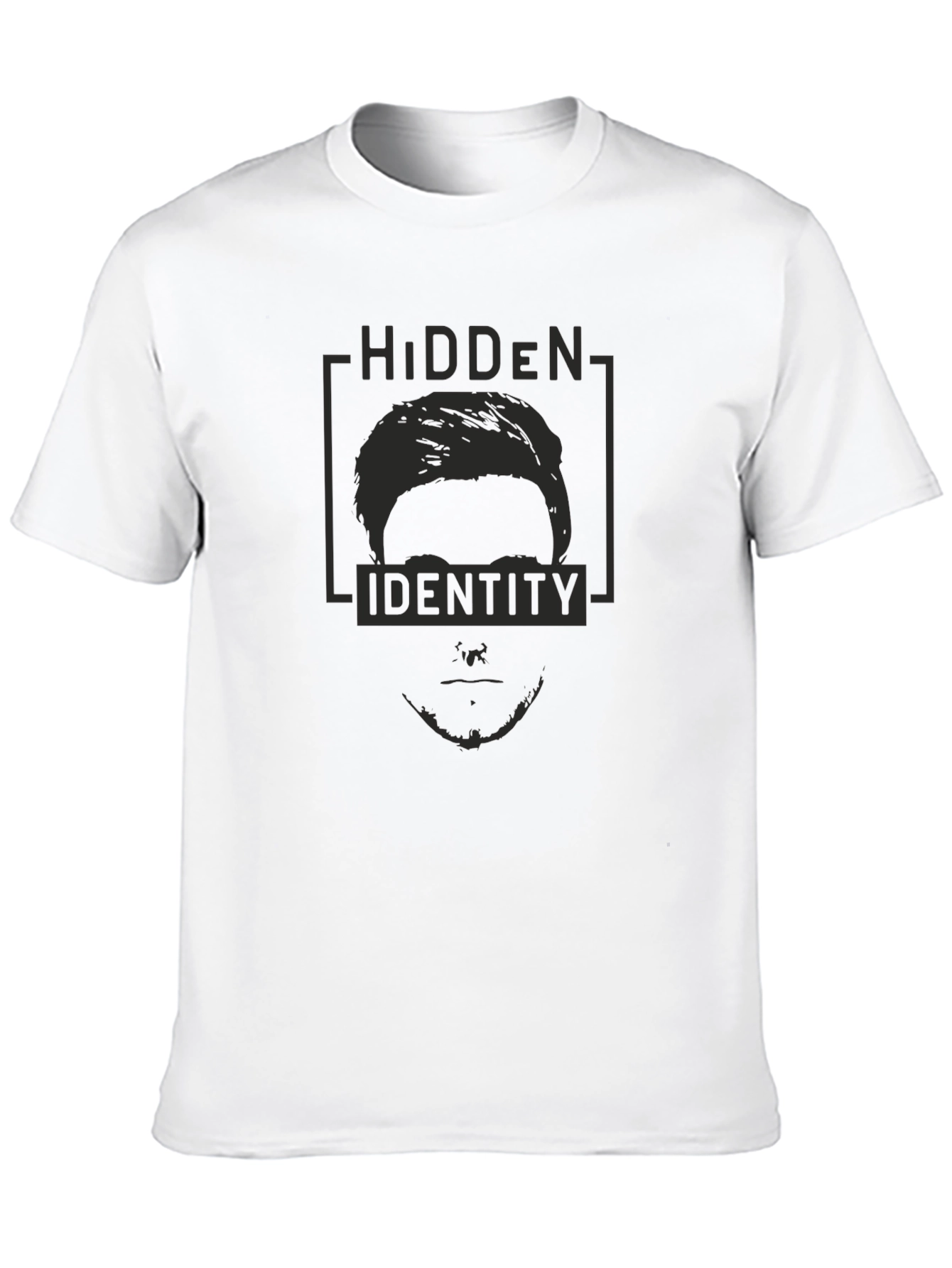Hidden Identity Graphic T-Shirt - Cool Trendy Tee