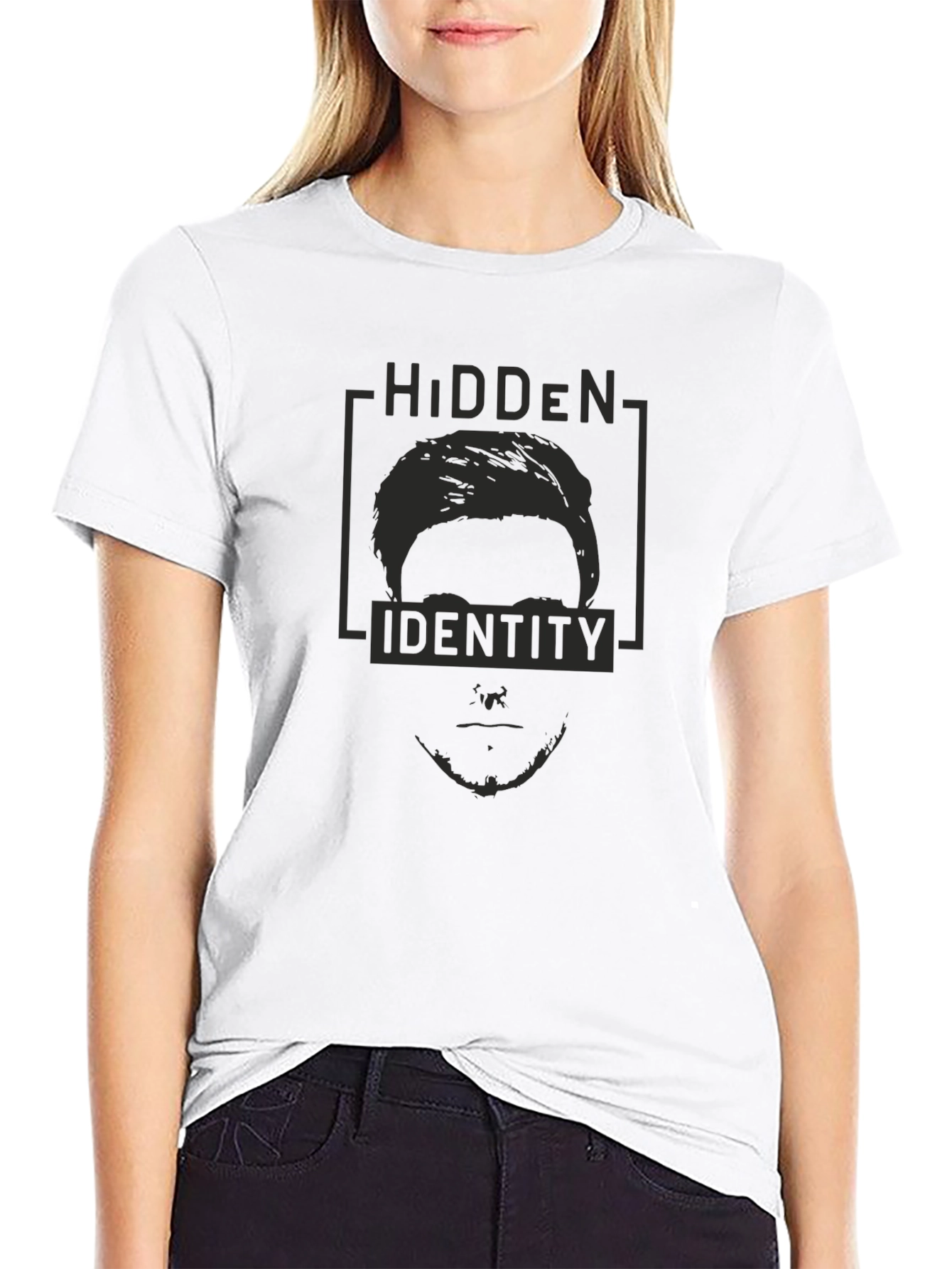 Hidden Identity Graphic T-Shirt - Cool Trendy Tee