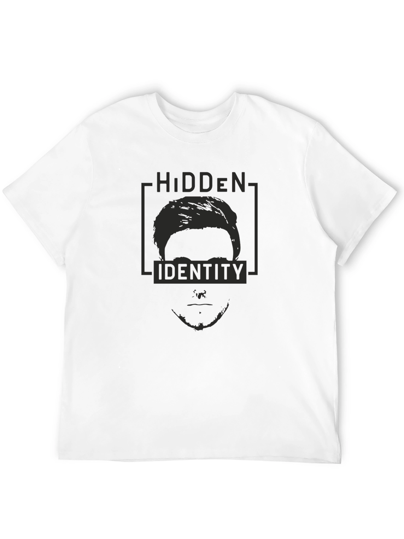 Hidden Identity Graphic T-Shirt - Cool Trendy Tee