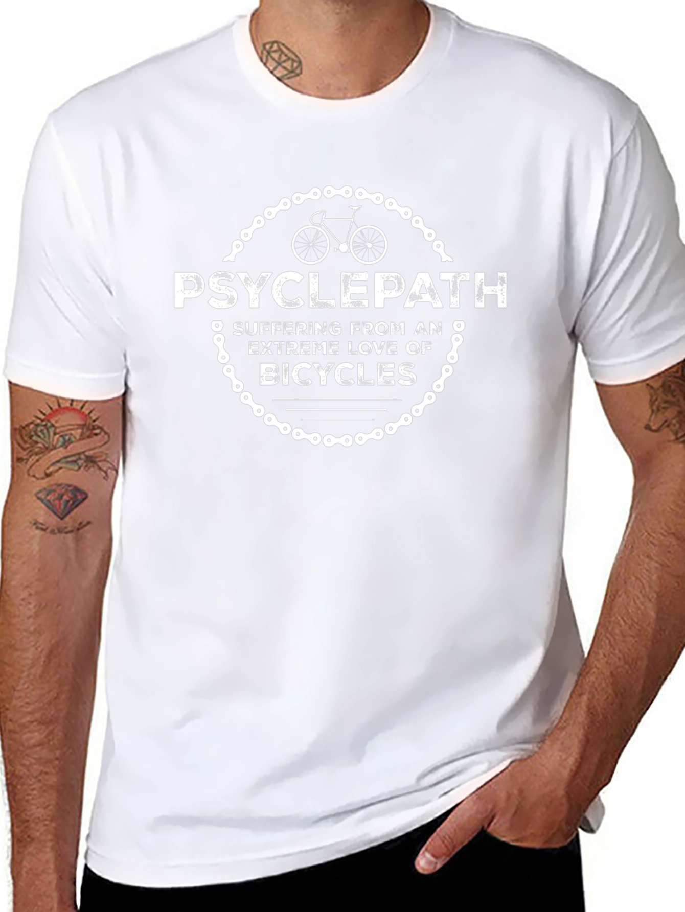 Cyclepath Bike Lovers T-Shirt - Extreme Bicycle Love