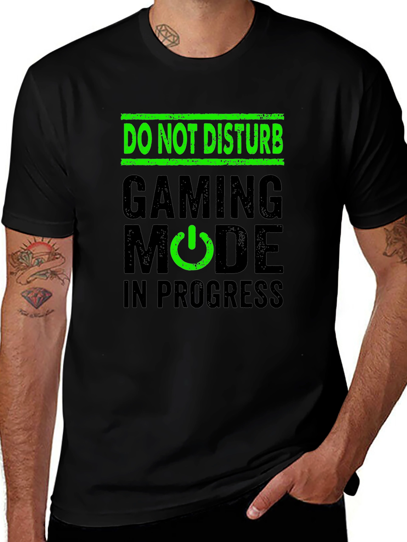 Do Not Disturb Gaming Mode Black T-Shirt