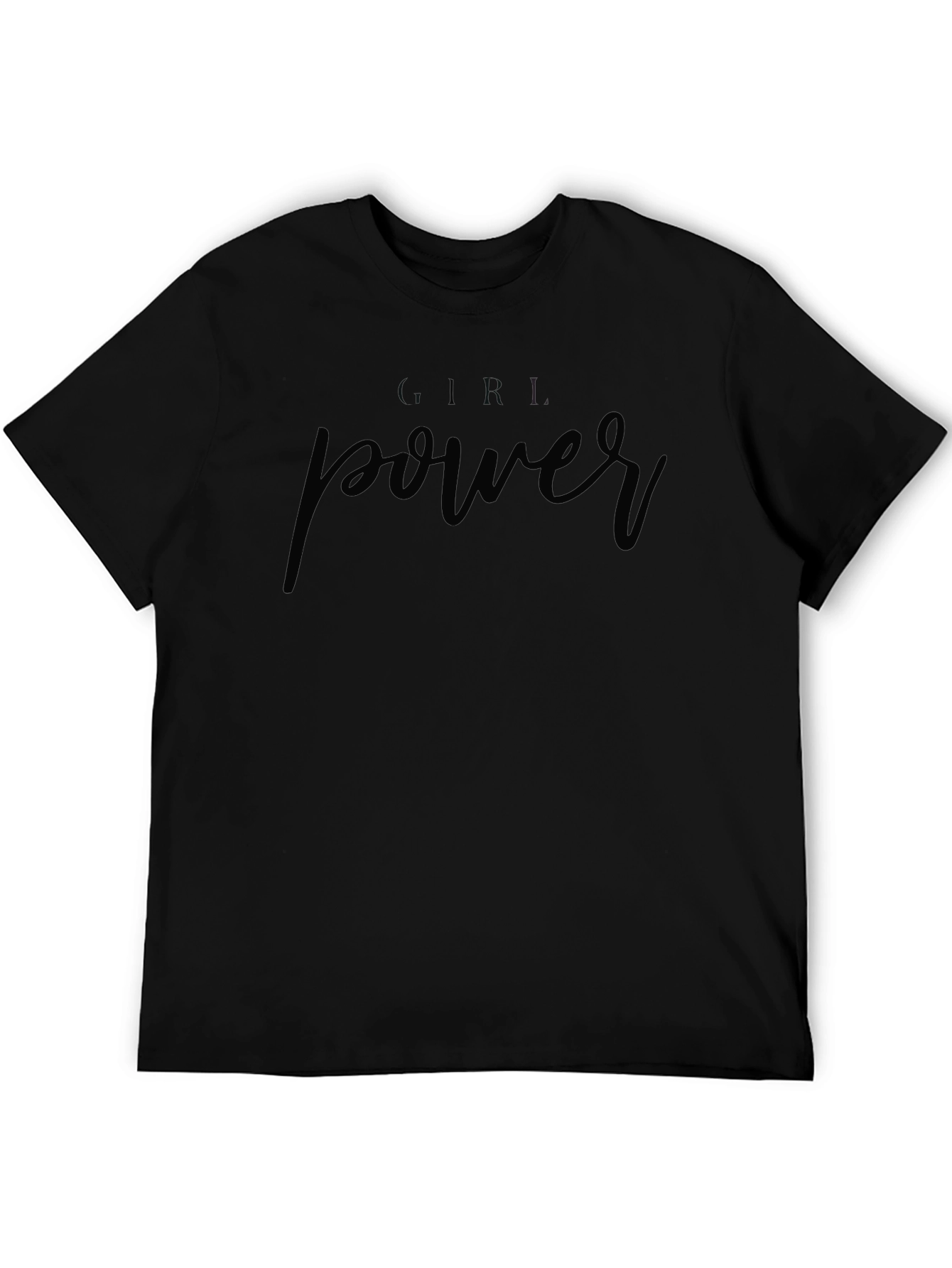 Girl Power Black Graphic Tee