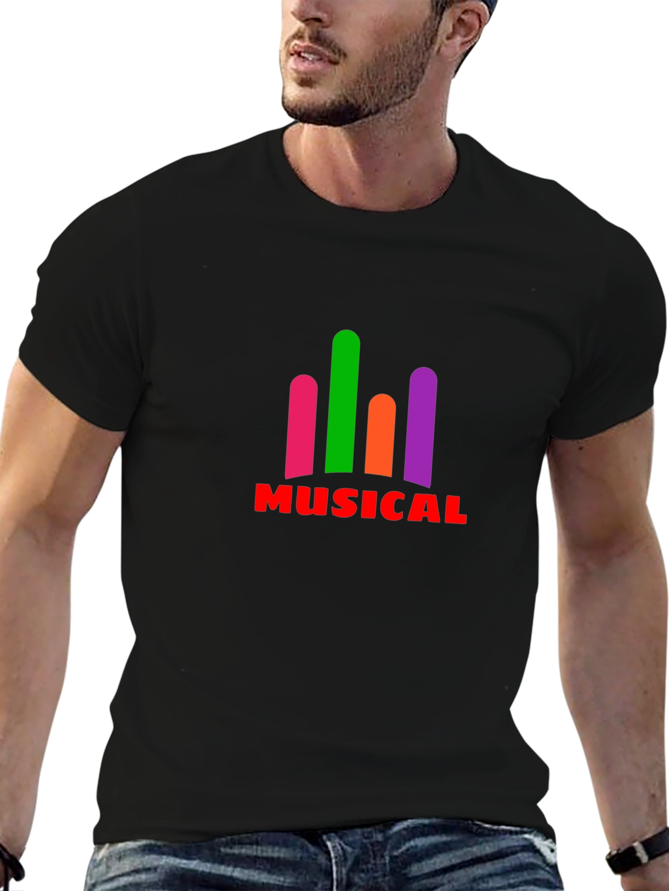 Musical Graphic T-Shirt - Trendy Design