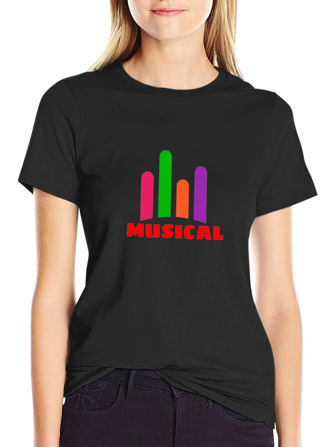 Musical Graphic T-Shirt - Trendy Design