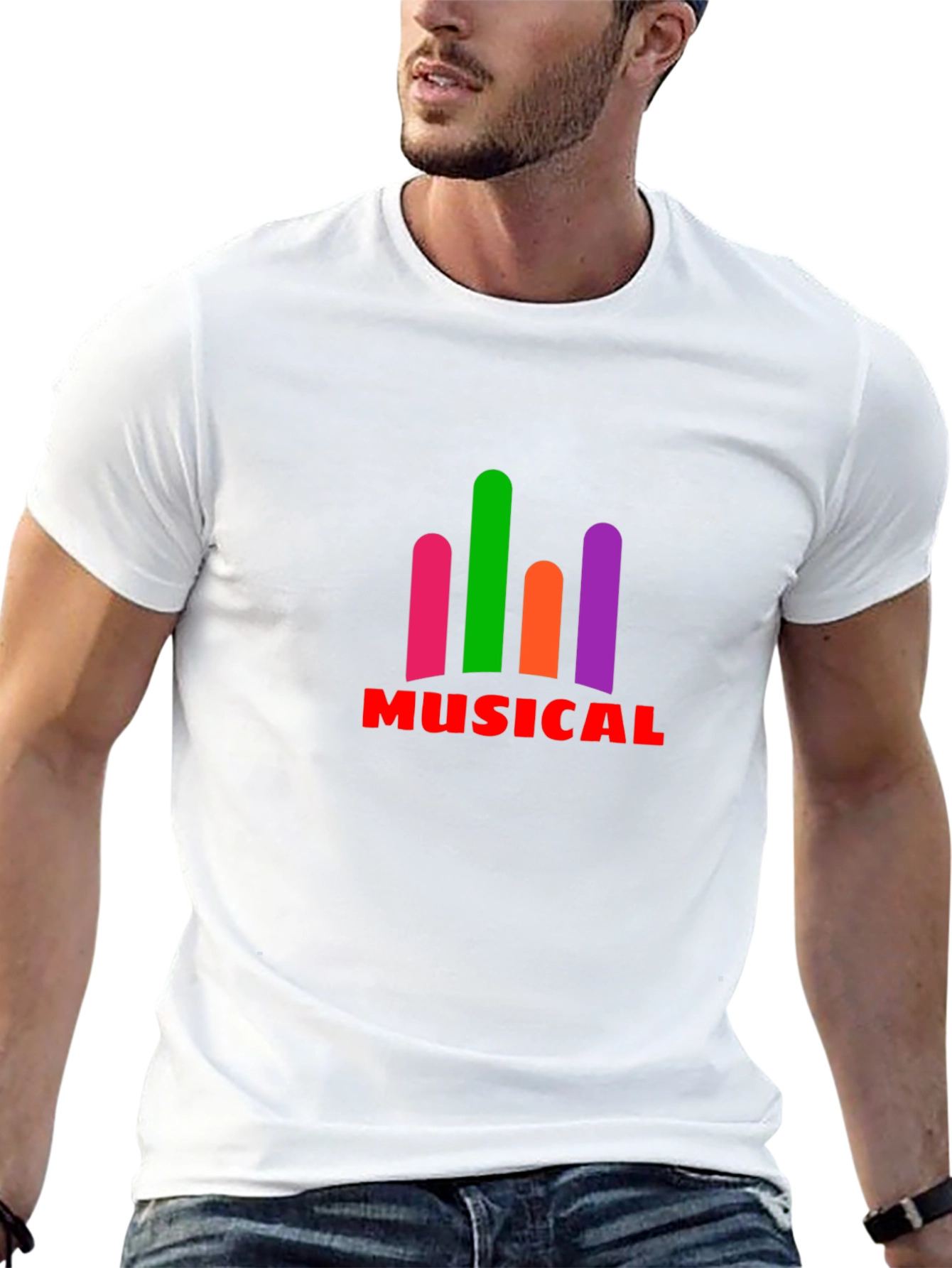 Musical Graphic T-Shirt - Trendy Design