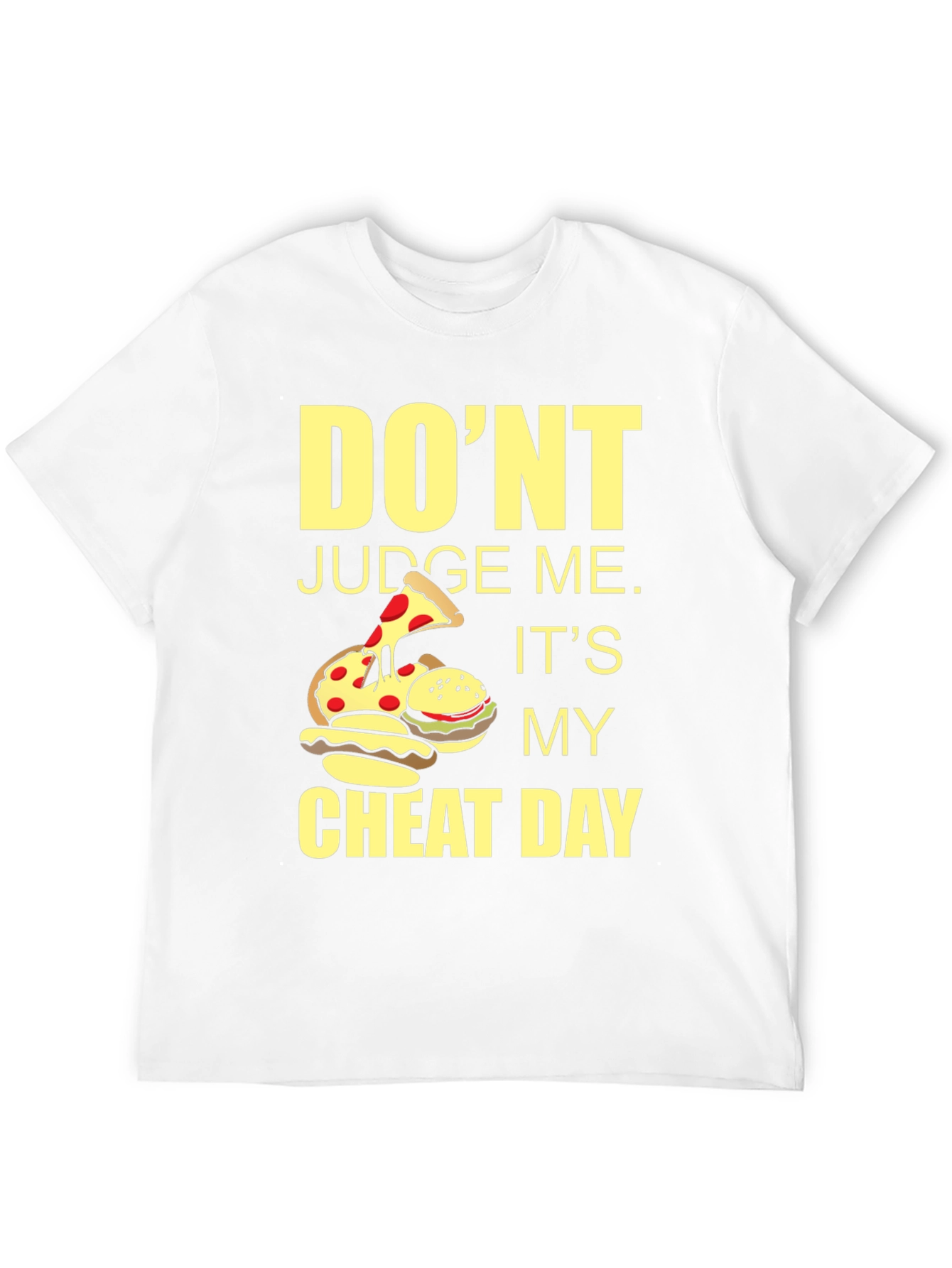 Dont Judge Me Cheat Day Graphic Tee