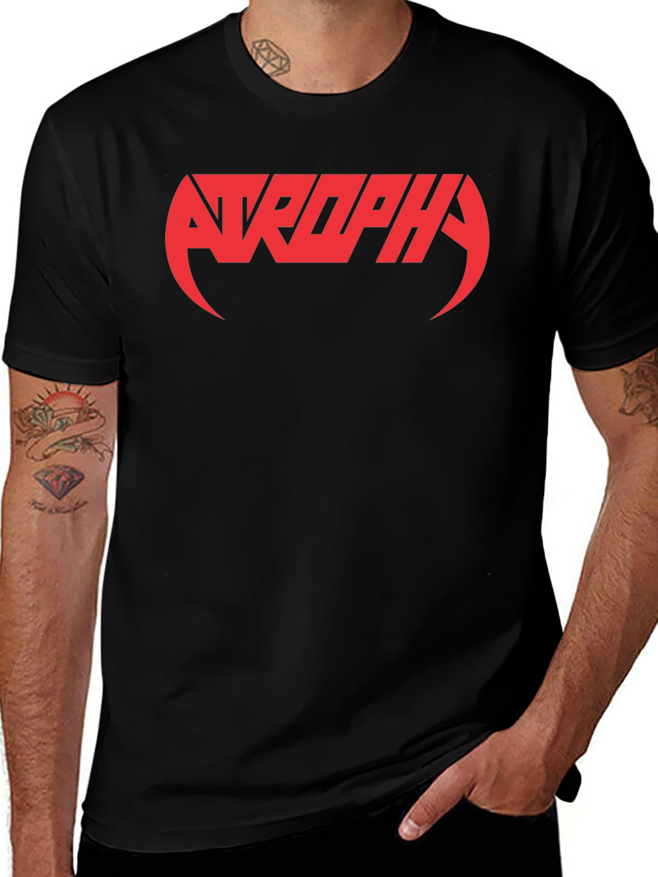 Atrophy Band Logo T-Shirt - Black