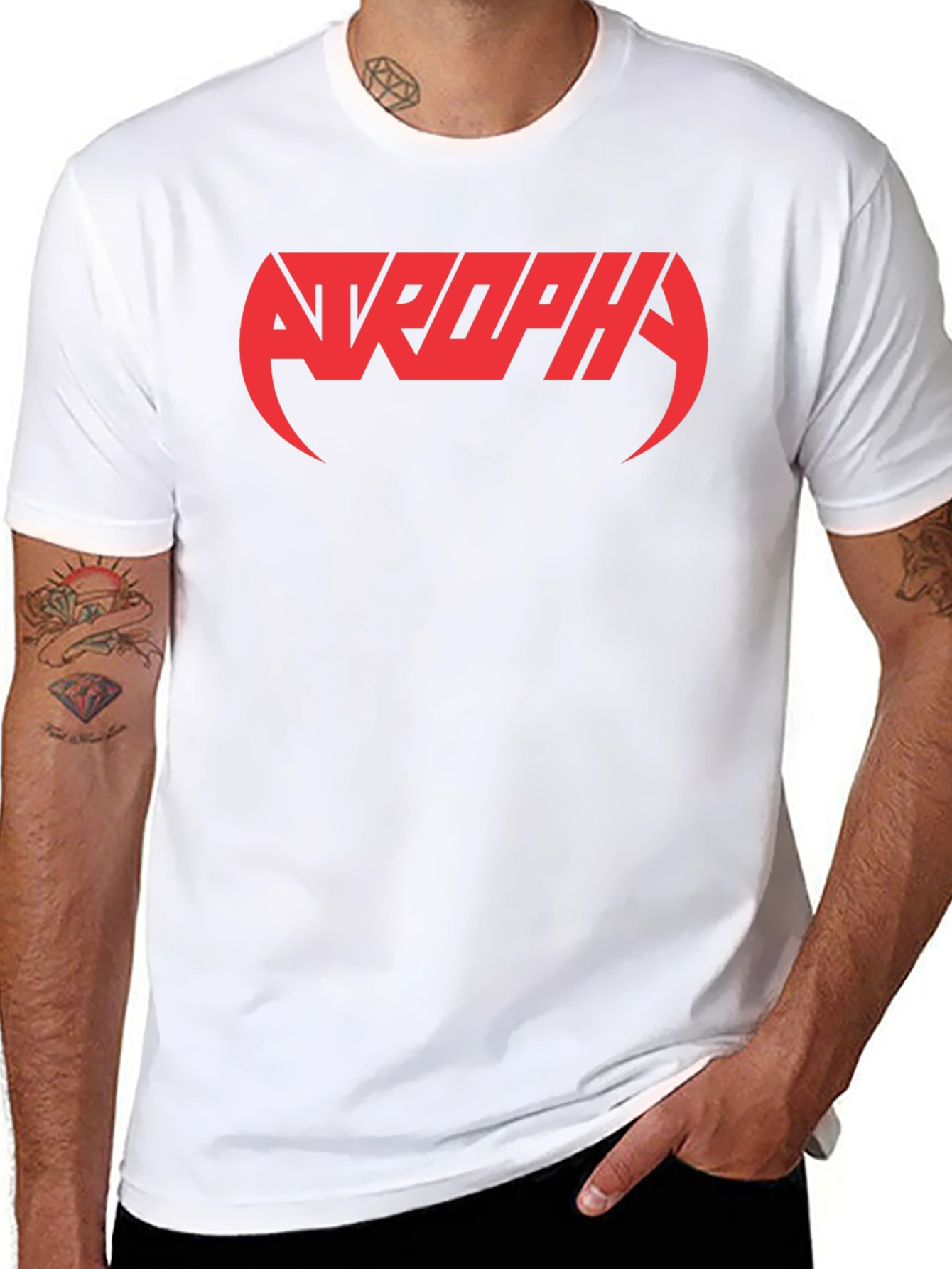 Atrophy Band Logo T-Shirt - Black