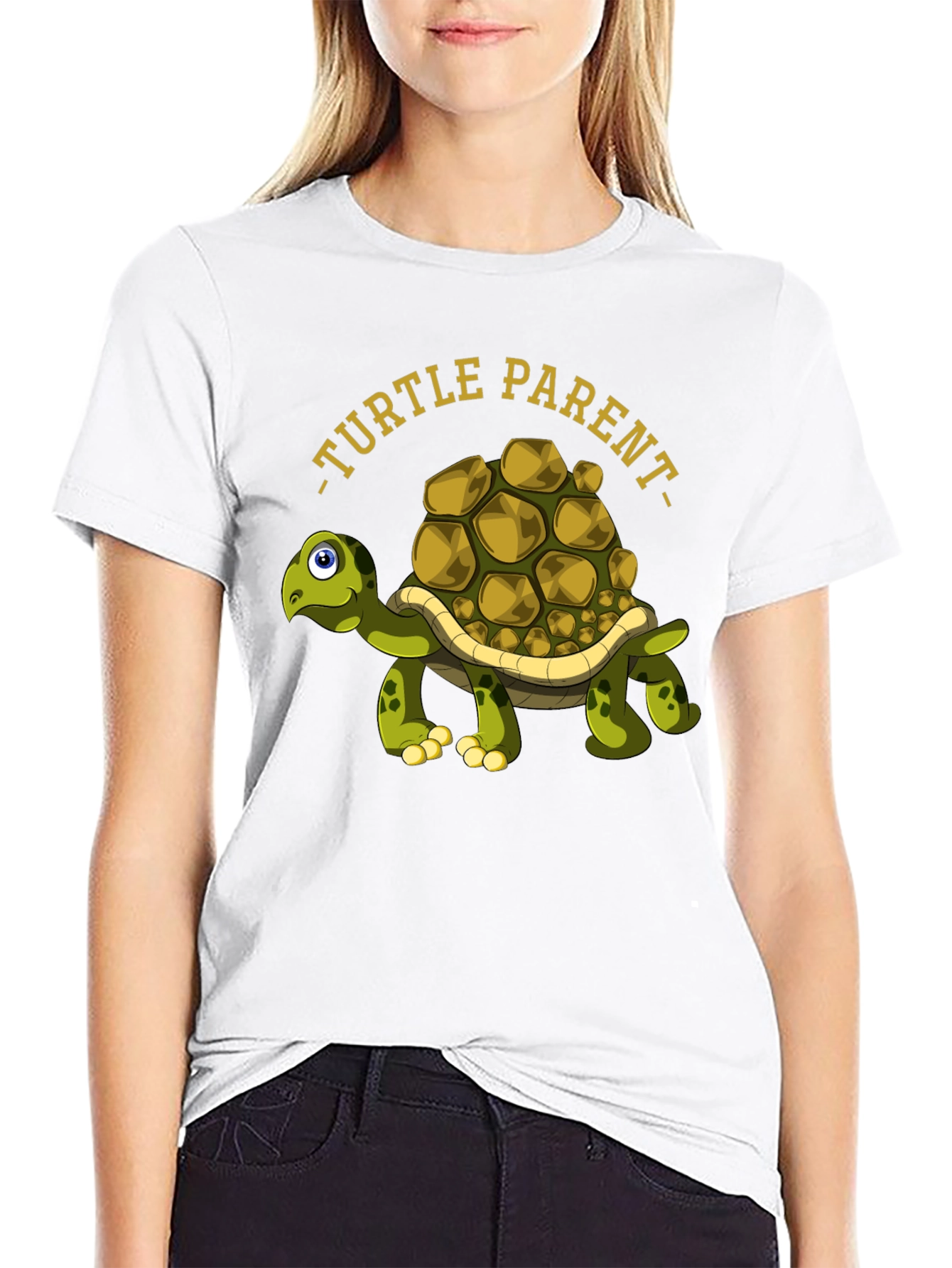 Turtle Parent Graphic Tee - Cute Animal Lover Shirt
