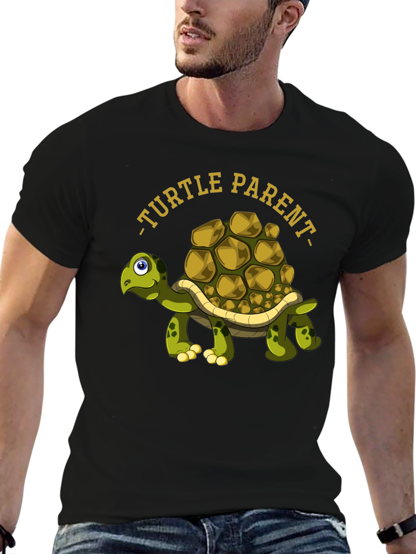 Turtle Parent Graphic Tee - Cute Animal Lover Shirt