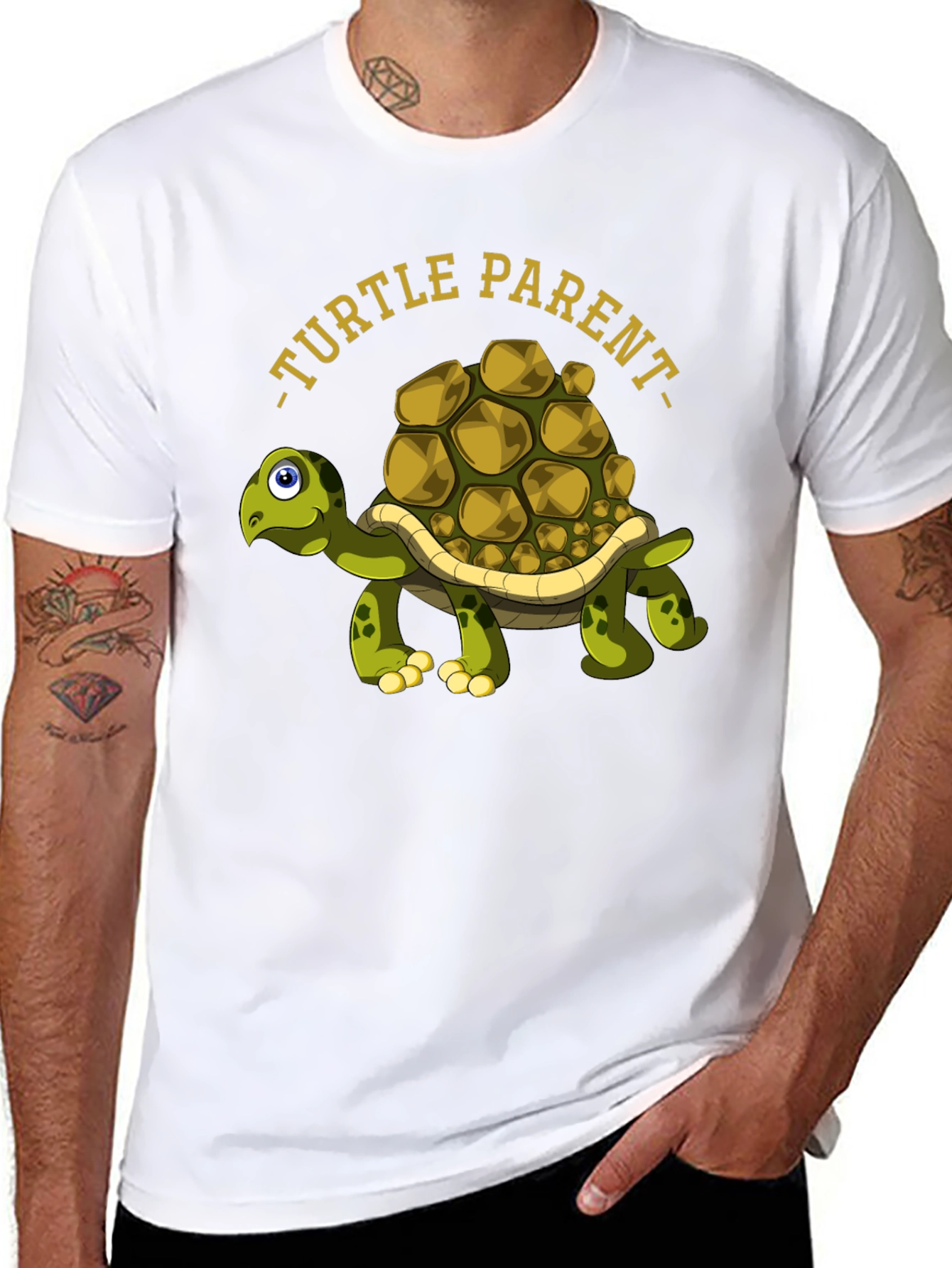 Turtle Parent Graphic Tee - Cute Animal Lover Shirt