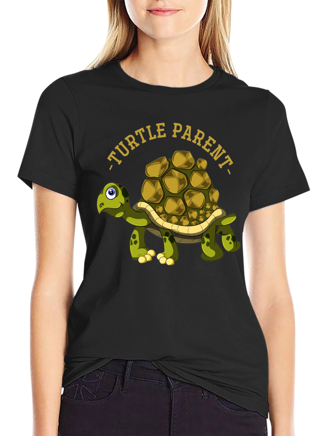 Turtle Parent Graphic Tee - Cute Animal Lover Shirt
