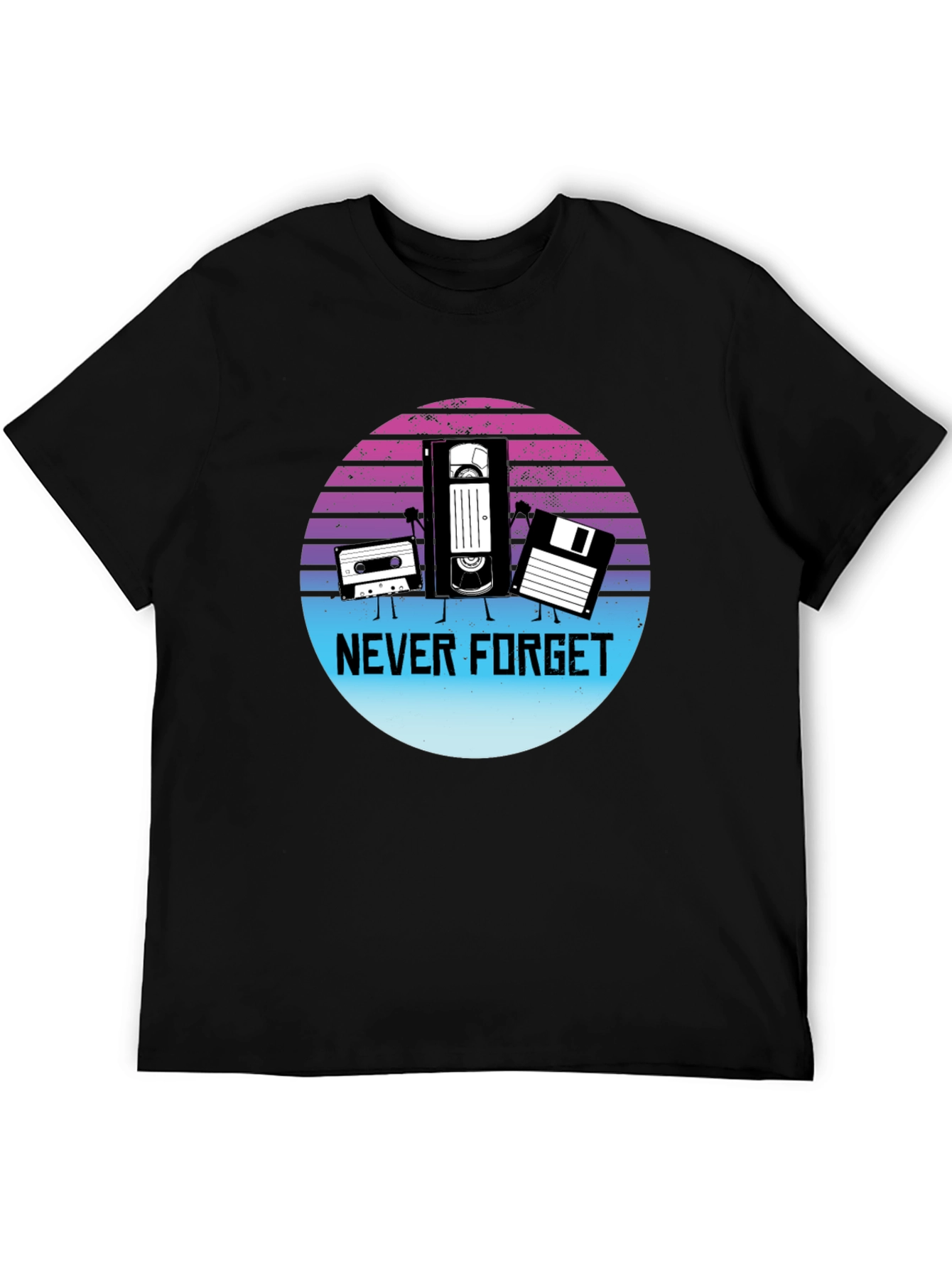 Retro Never Forget Graphic T-Shirt