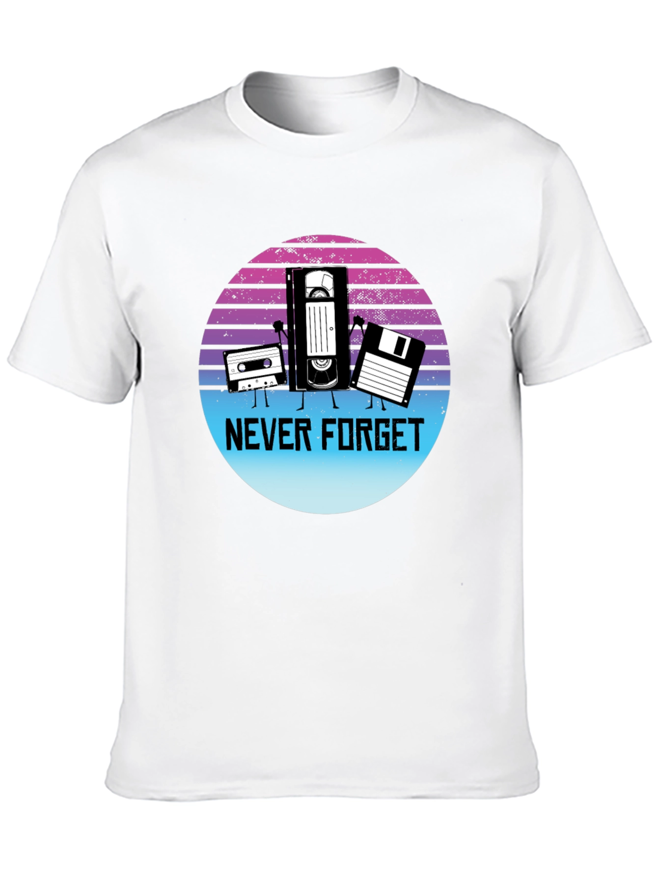 Retro Never Forget Graphic T-Shirt