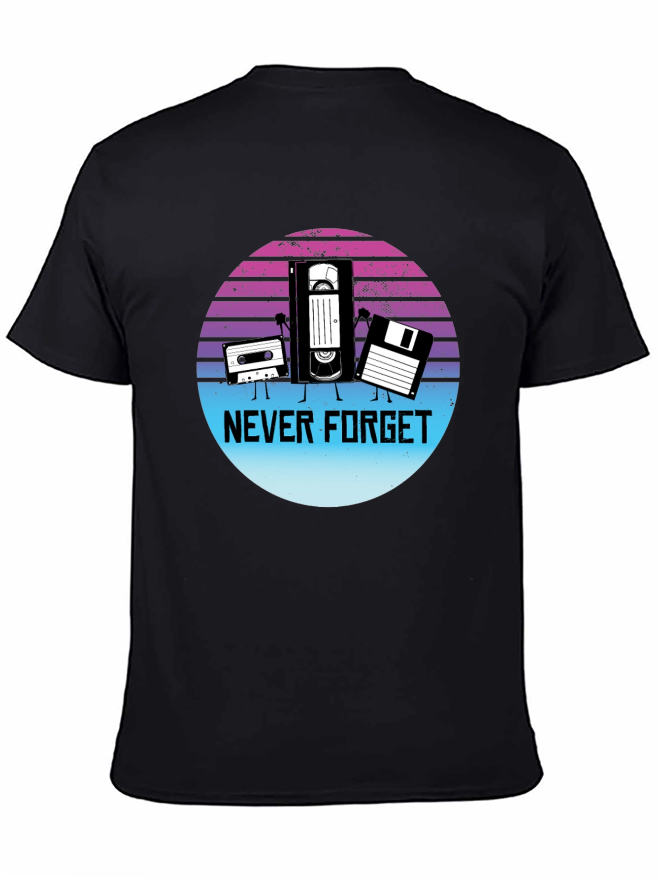 Retro Never Forget Graphic T-Shirt