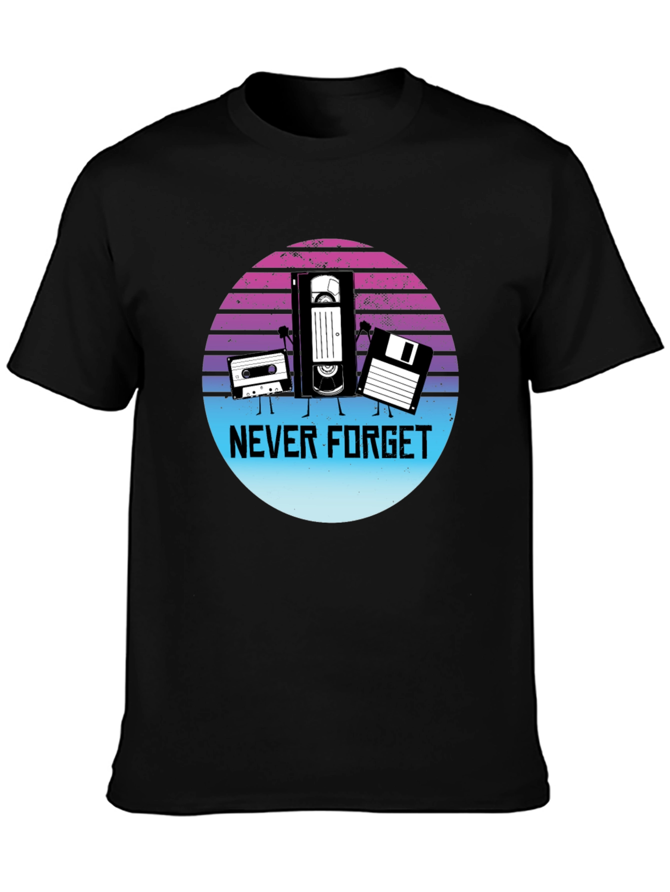 Retro Never Forget Graphic T-Shirt