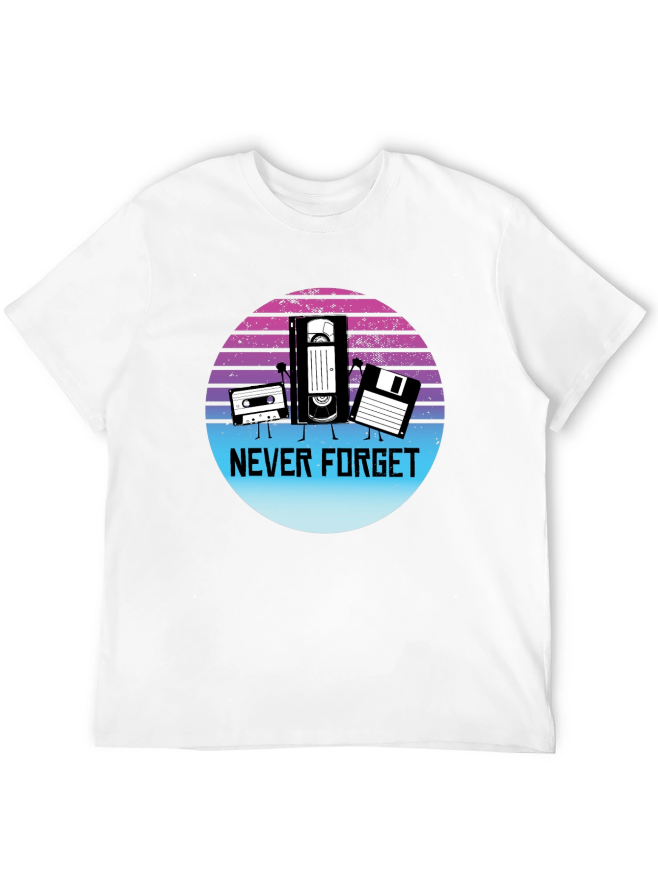 Retro Never Forget Graphic T-Shirt