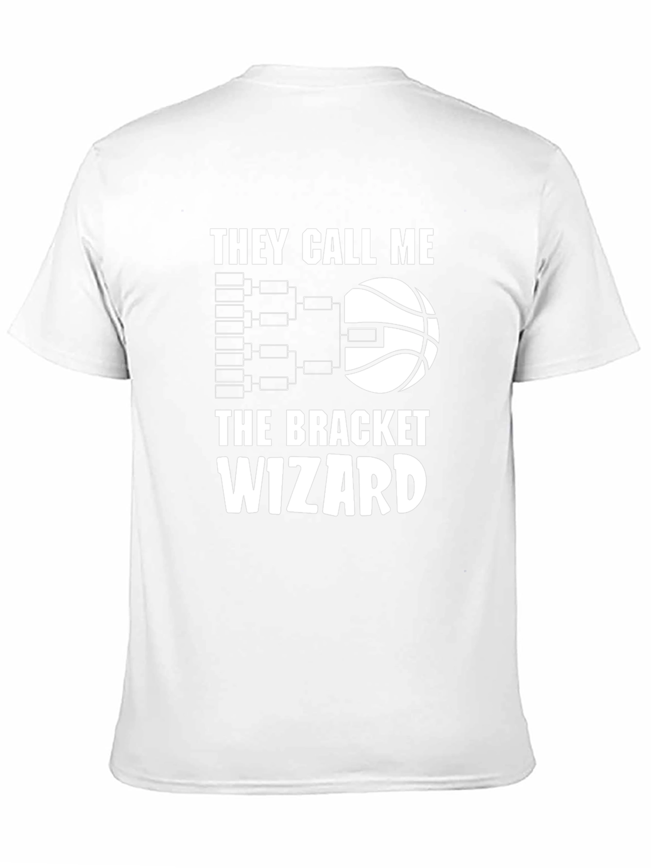 Bracket Wizard T-Shirt - Basketball Tournament Fan Tee