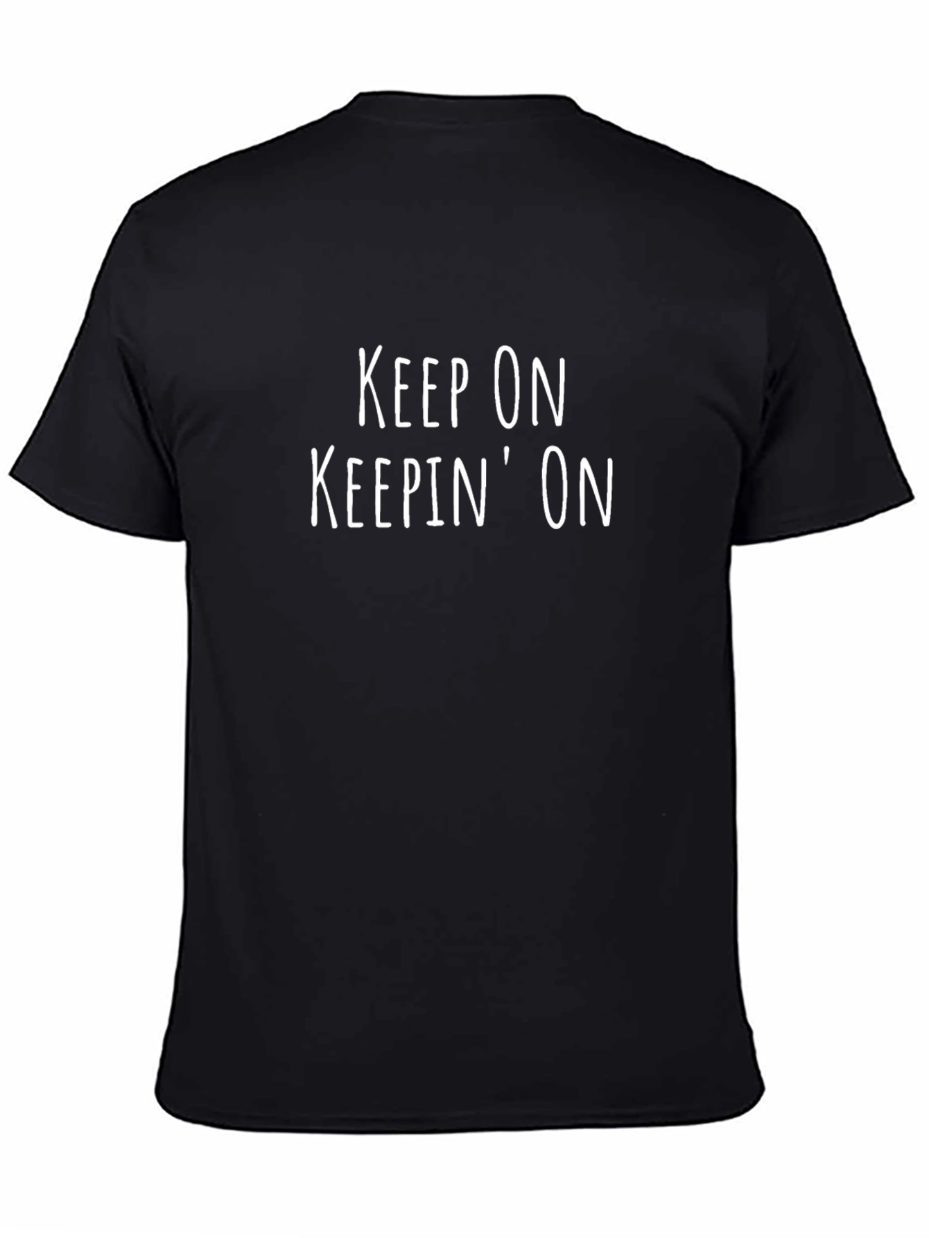 Keep On Keepin On Black Graphic Tee