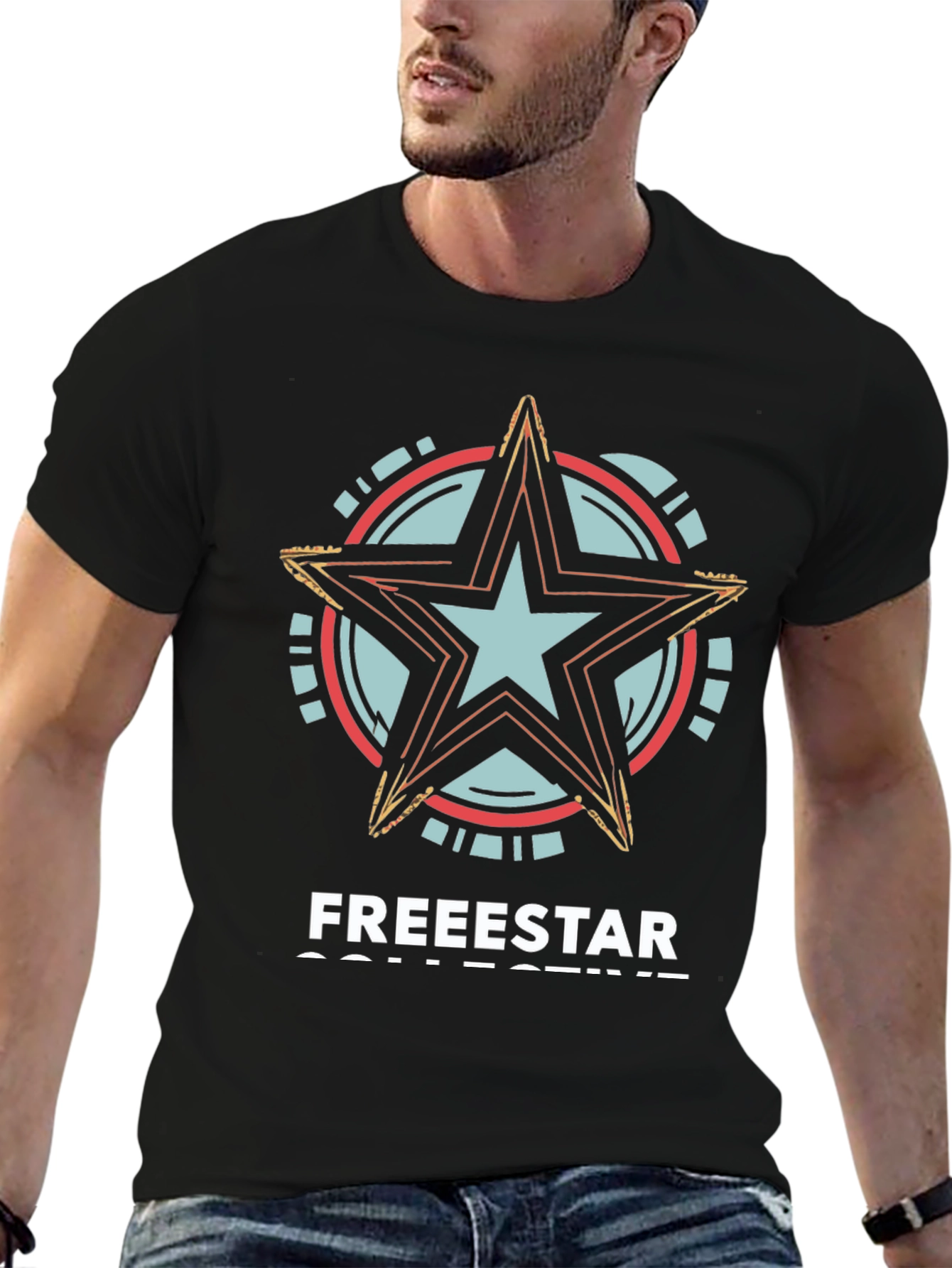 Freestar Collective Black T-Shirt